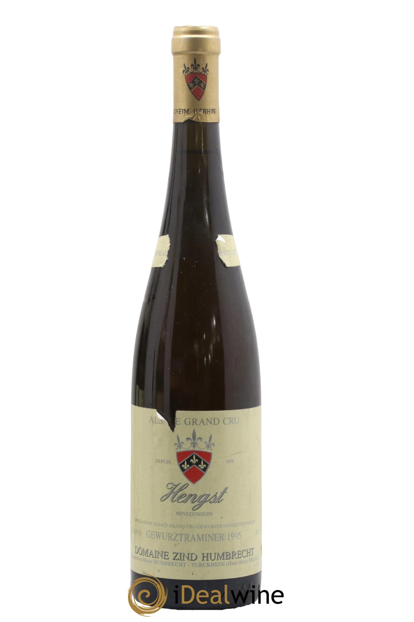 Alsace Gewurztraminer Grand Cru Hengst Zind-Humbrecht (Domaine) 1995 - Lot de 1 bouteille - 0