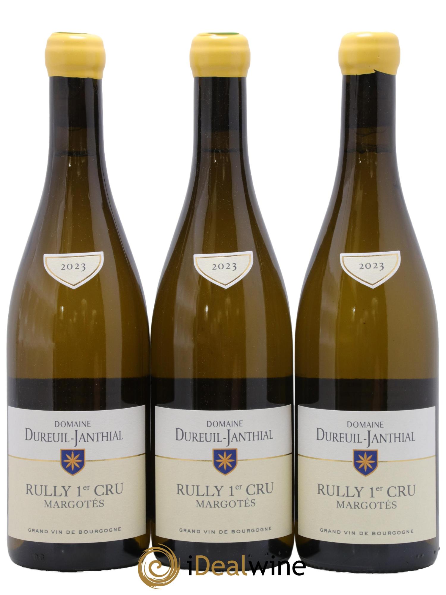 Rully 1er Cru Les Margotés Vincent Dureuil-Janthial 2023 - Lot de 3 bouteilles - 0