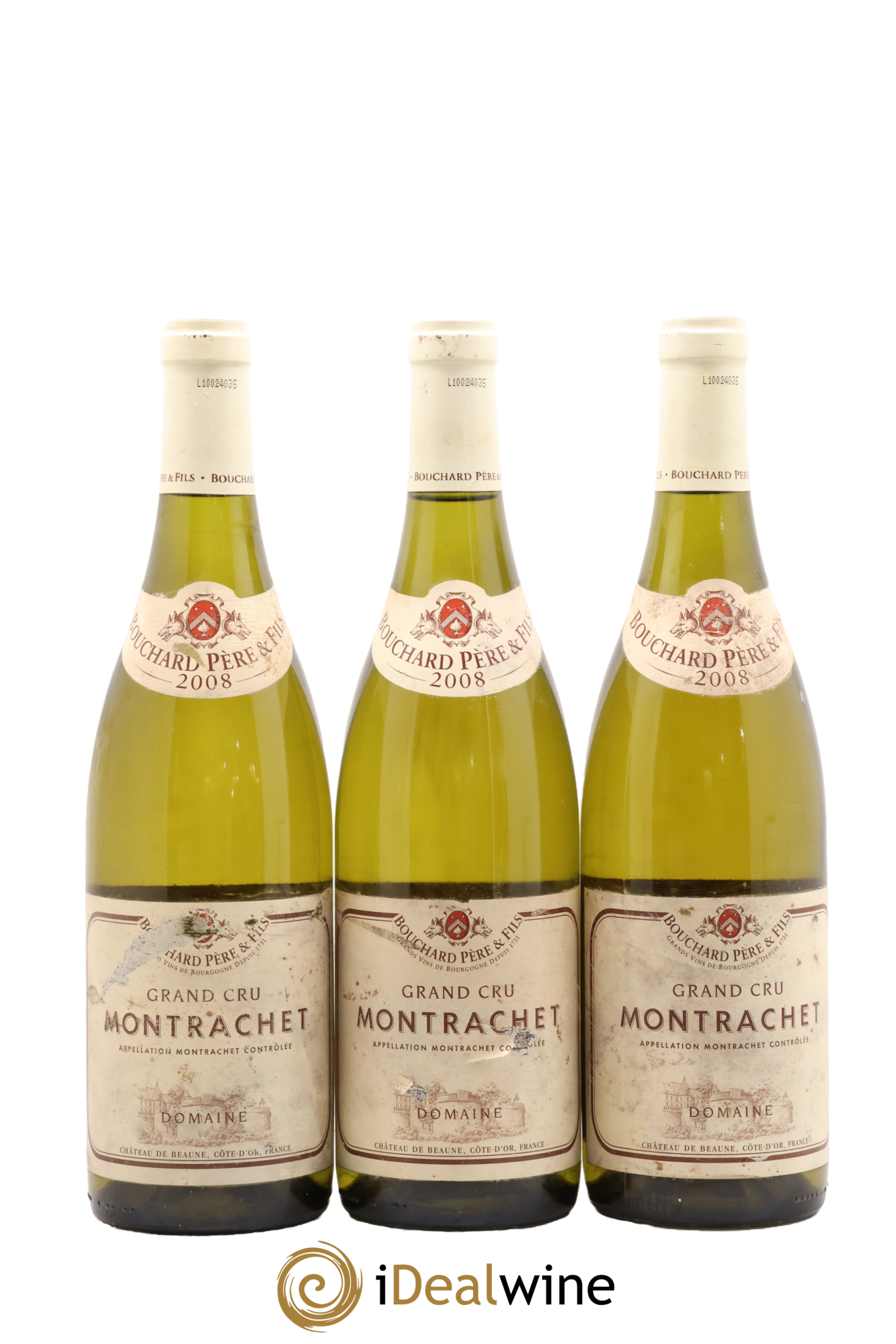 Montrachet Grand Cru Bouchard Père & Fils 2008 - Posten von 3 Flaschen - 0