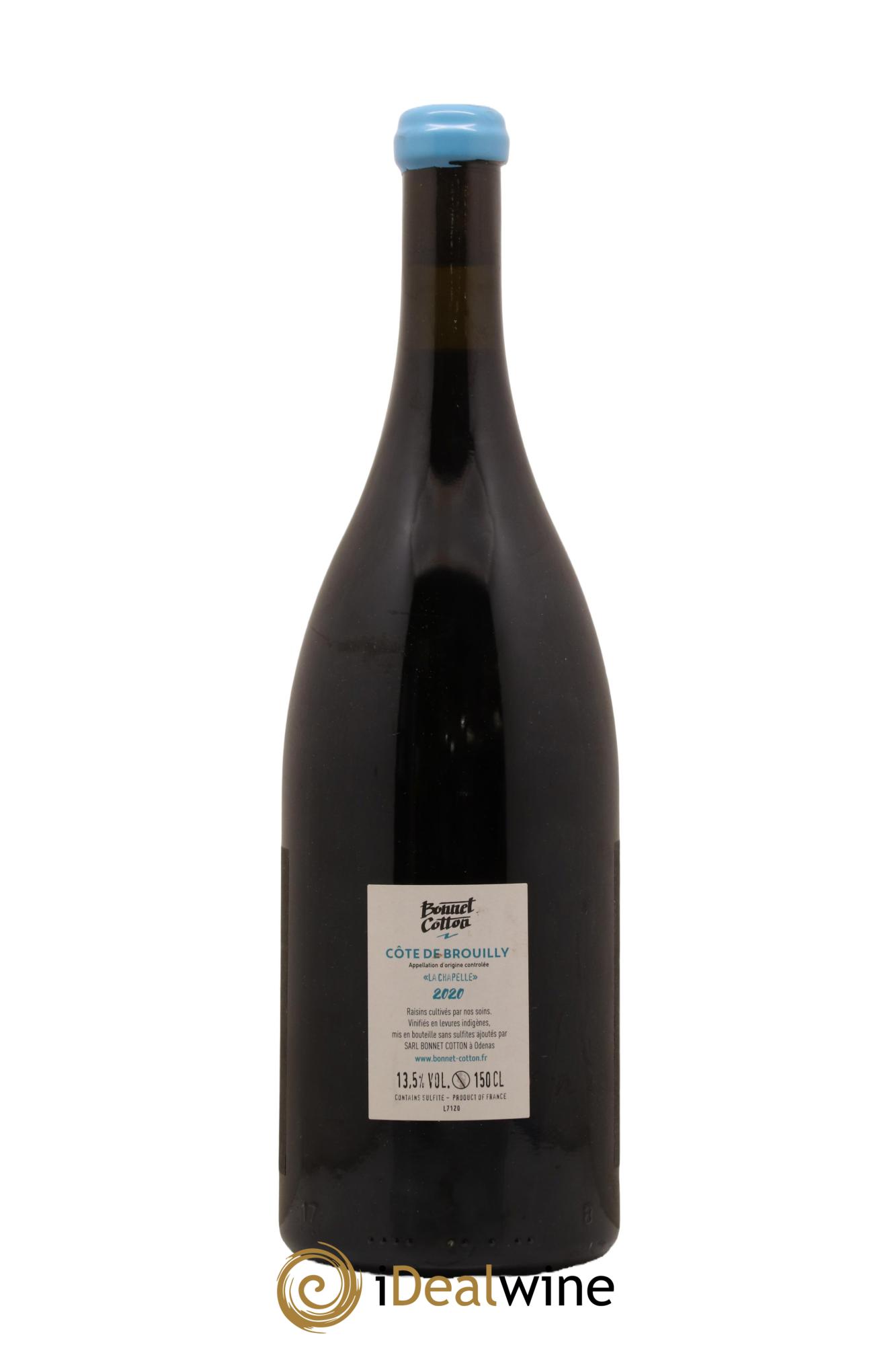 Côte de Brouilly La Chapelle Domaine Bonnet Cotton 2020 - Lot de 1 magnum - 1