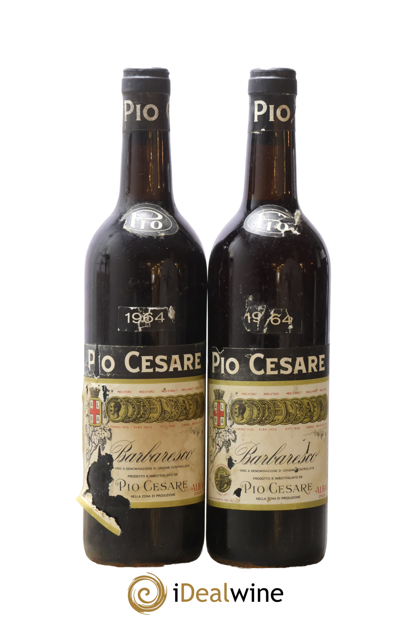 Barbaresco DOCG Pio Cesare 1964 - Lot de 2 bouteilles - 0