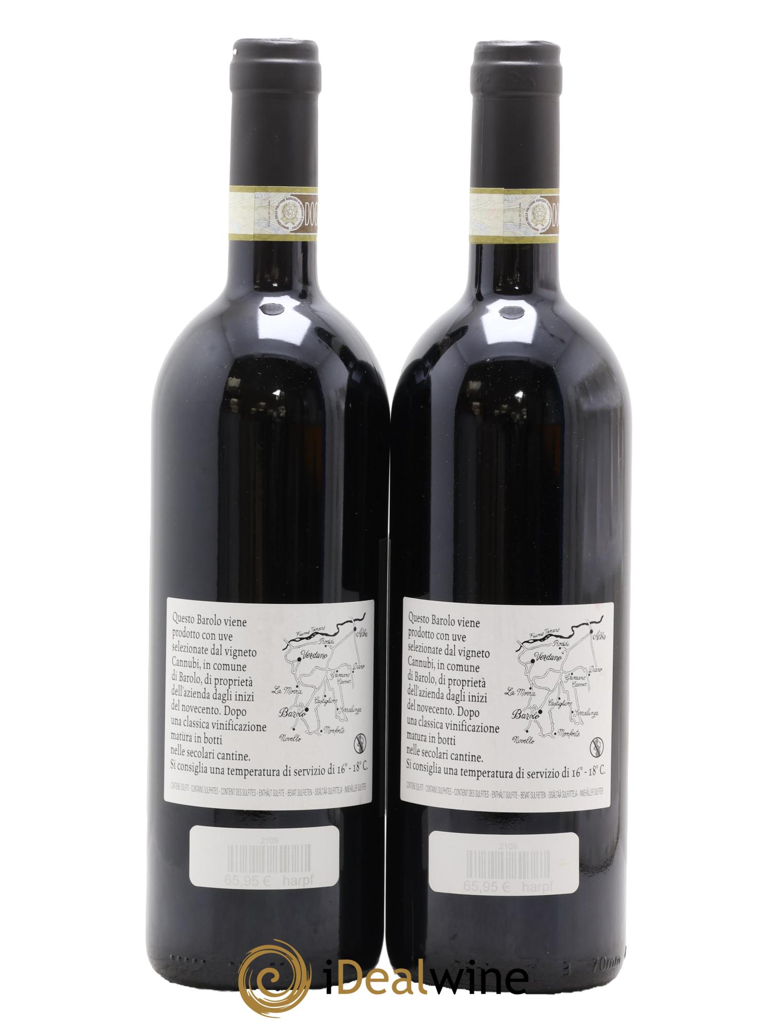 Barolo DOCG Cannubi Comm. Giovan Battista Burlotto 2016 - Lot de 2 bouteilles - 1