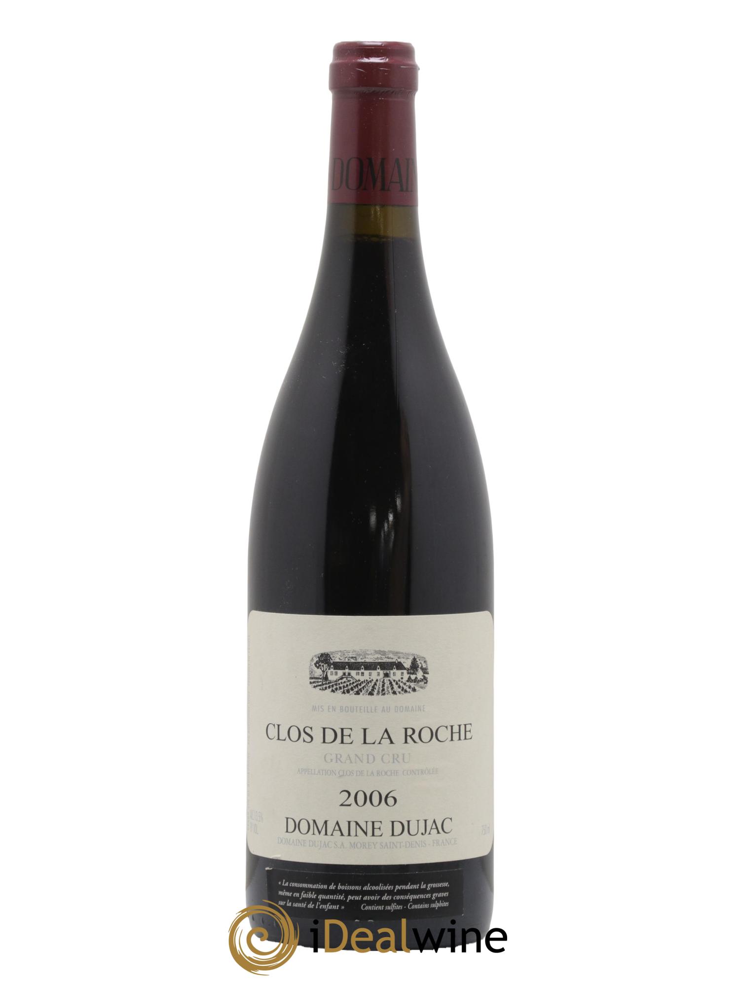 Clos de la Roche Grand Cru Dujac (Domaine) 2006 - Lot de 1 bouteille - 0