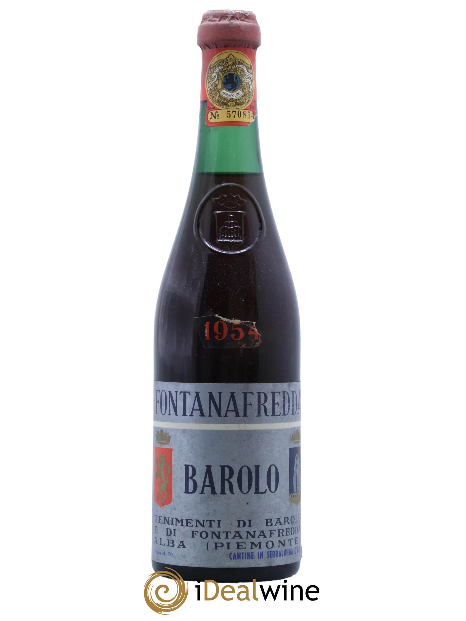 Barolo Fontanafredda 1954 - Posten von 1 Flasche - 0