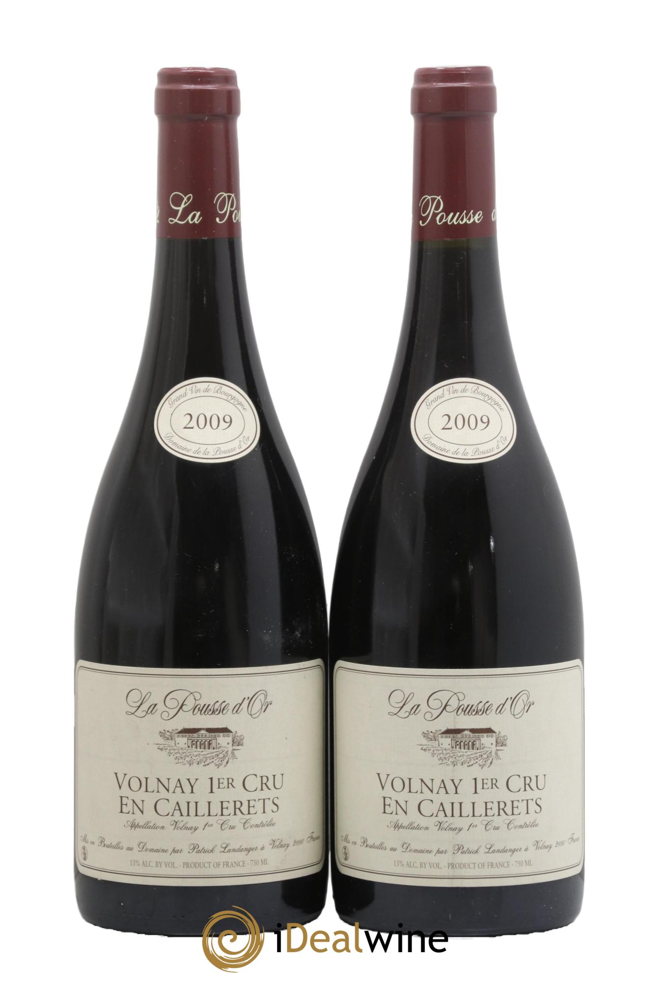 Volnay 1er Cru Les Caillerets La Pousse d'Or (Domaine de) 2009 - Posten von 2 Flaschen - 0