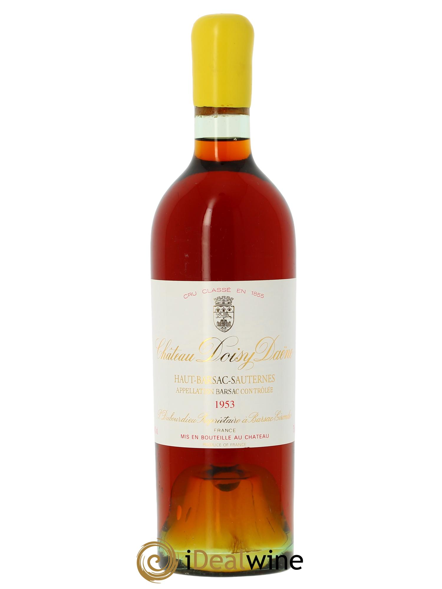 Château Doisy Daëne 2ème Grand Cru Classé (Cassetta in legno a partire da 6 bt) 1953 - Lotto di 1 bottiglia - 0