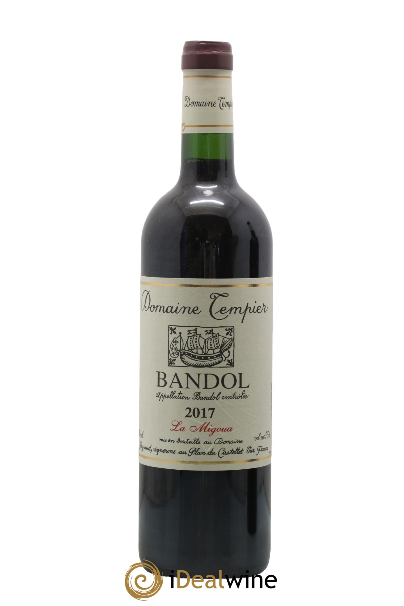Bandol Domaine Tempier Cuvée La Migoua Famille Peyraud 2017 - Lot de 1 bouteille - 0