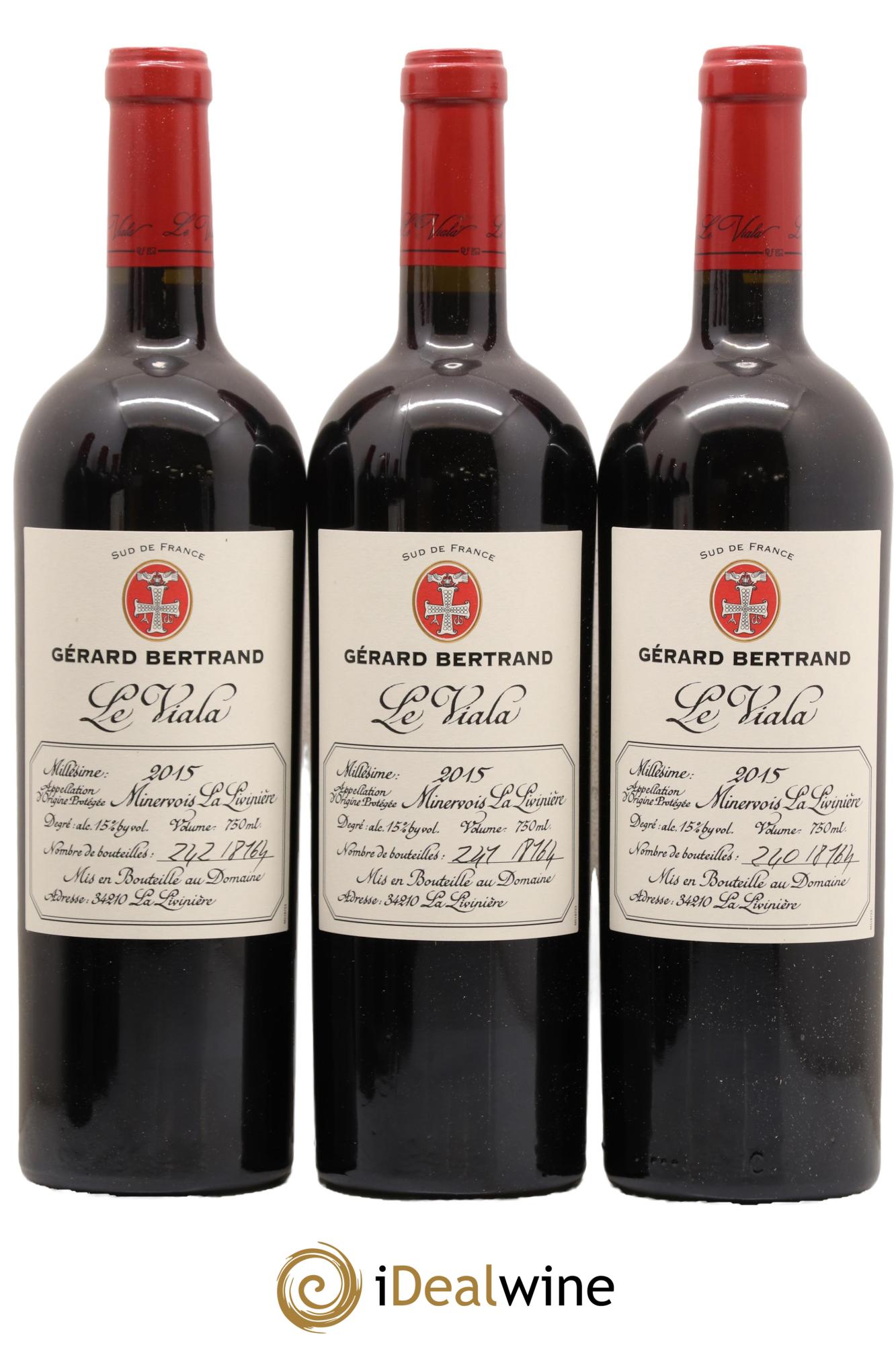 Minervois La Livinière Le Viala Gérard Bertrand 2015 - Lot de 6 bouteilles - 1