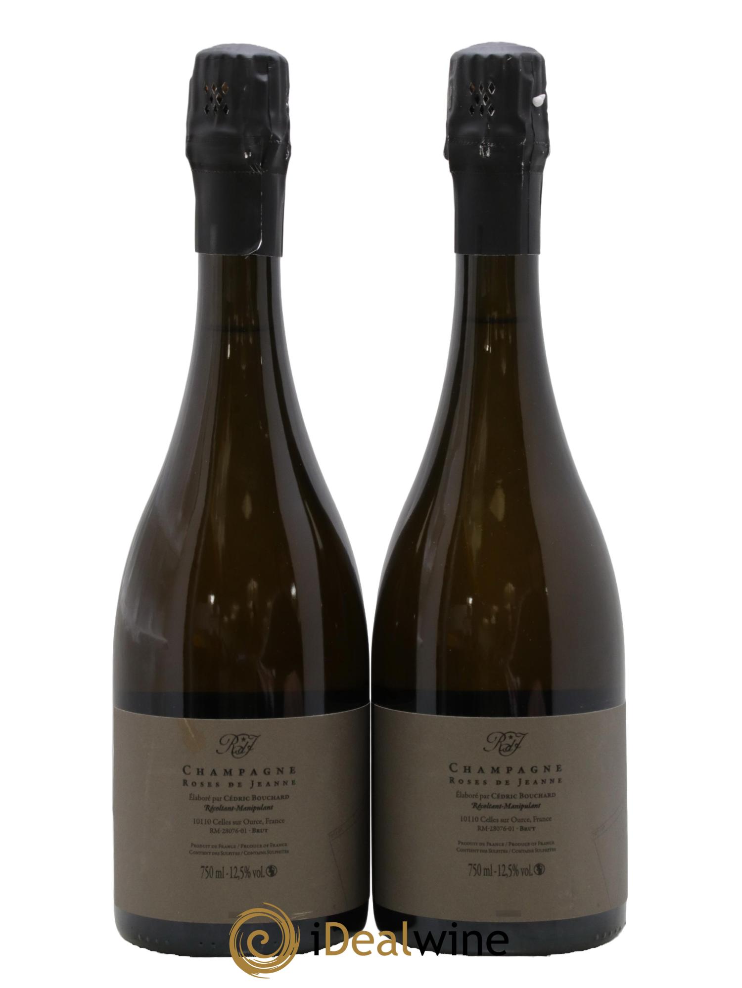 Roses de Jeanne Côte de Val Vilaine Blanc de Noirs Cédric Bouchard 2022 - Posten von 2 Flaschen - 1