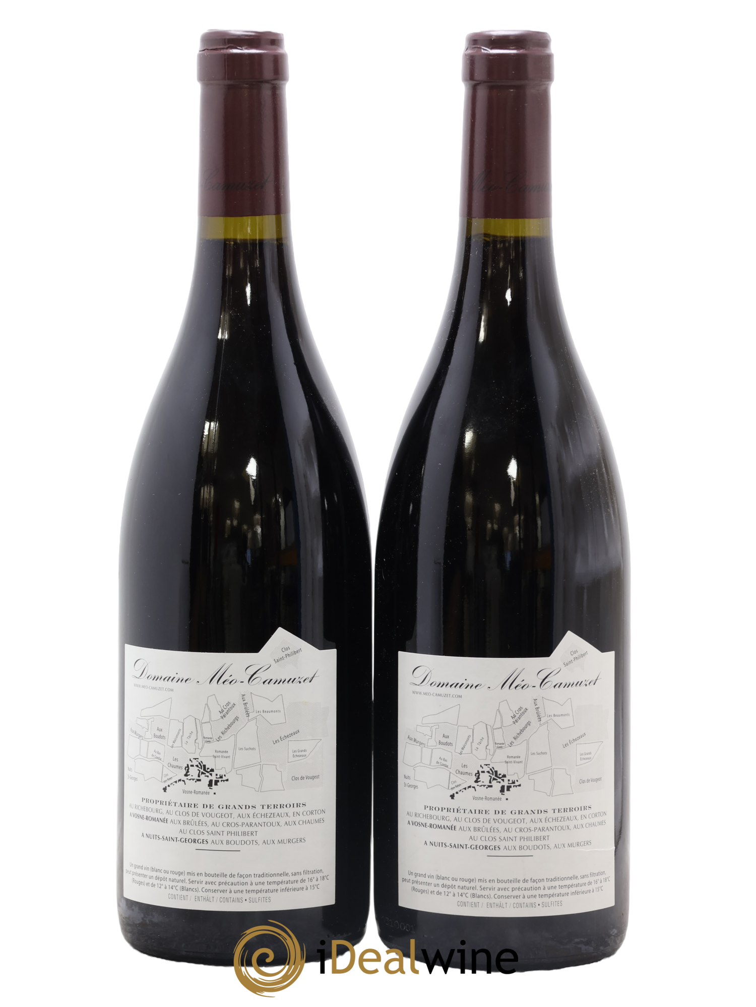 Vosne-Romanée 1er Cru Les Chaumes Méo-Camuzet (Domaine) 2015 - Lot de 2 bouteilles - 1