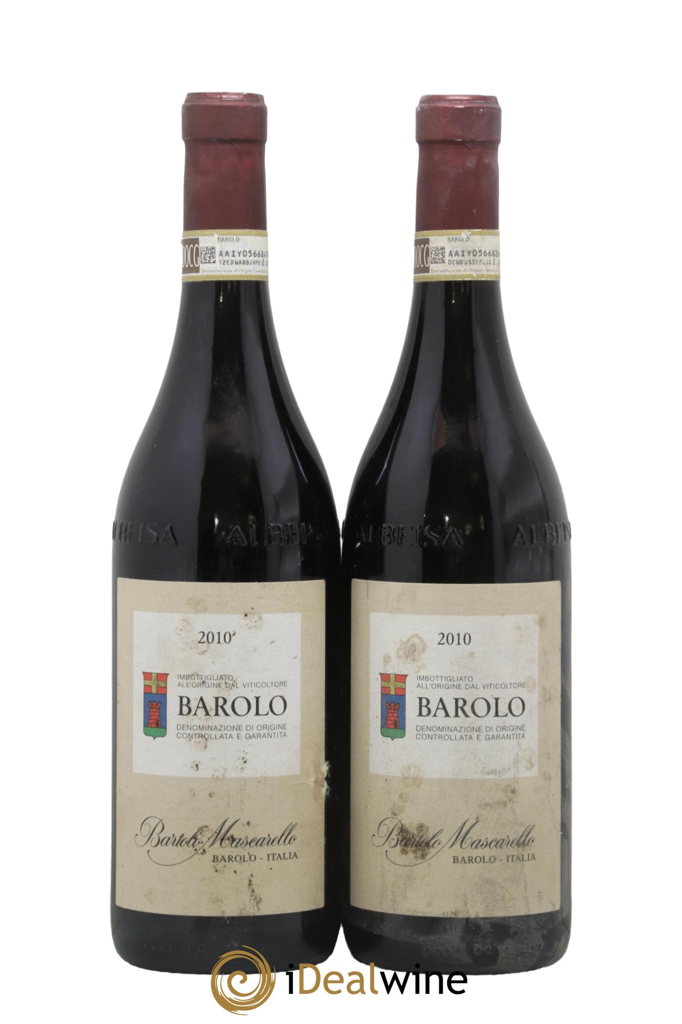 Barolo DOCG Bartolo Mascarello 2010 - Lot de 2 bouteilles - 0