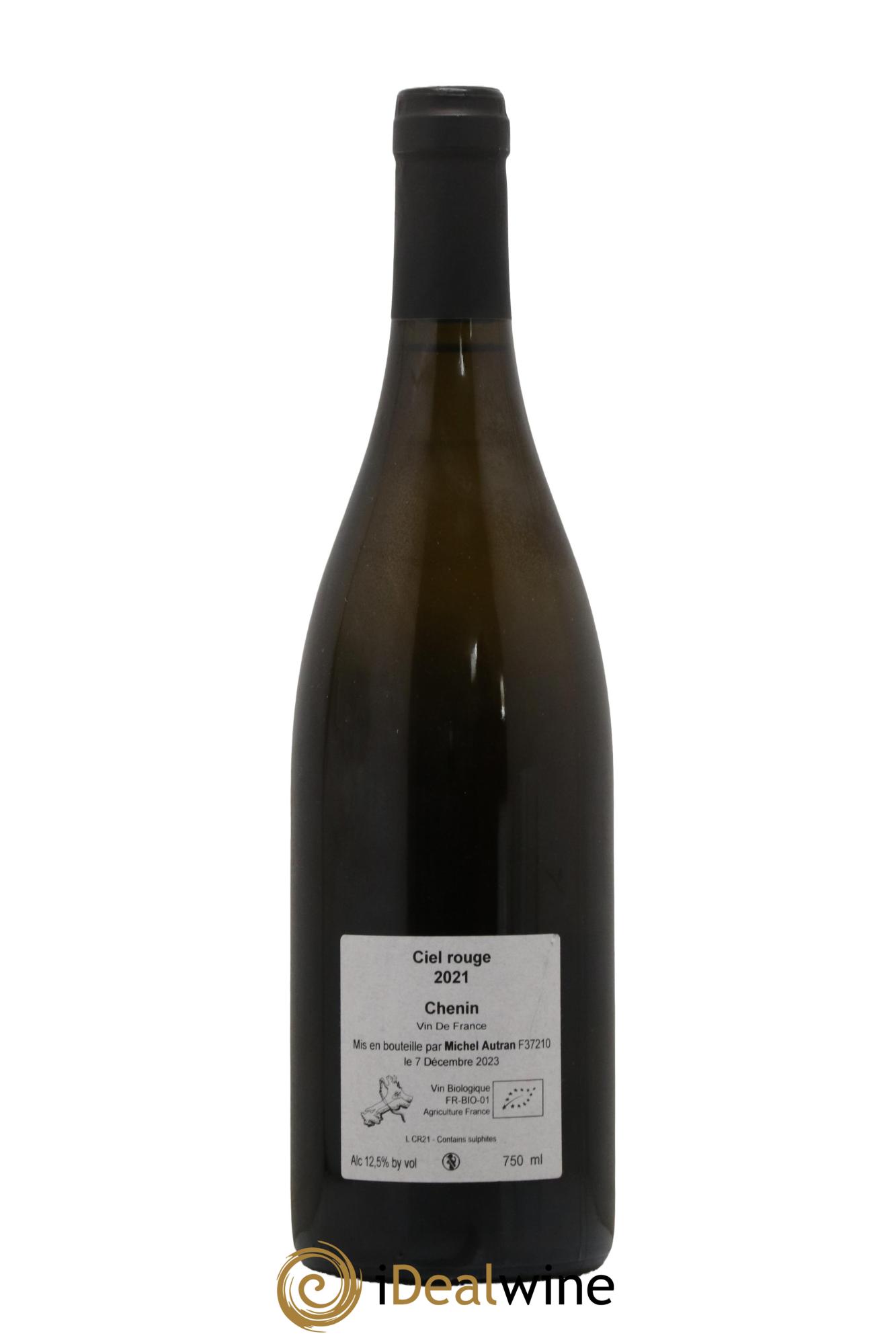 Vin de France Ciel Rouge Michel Autran 2021 - Lot de 1 bouteille - 1