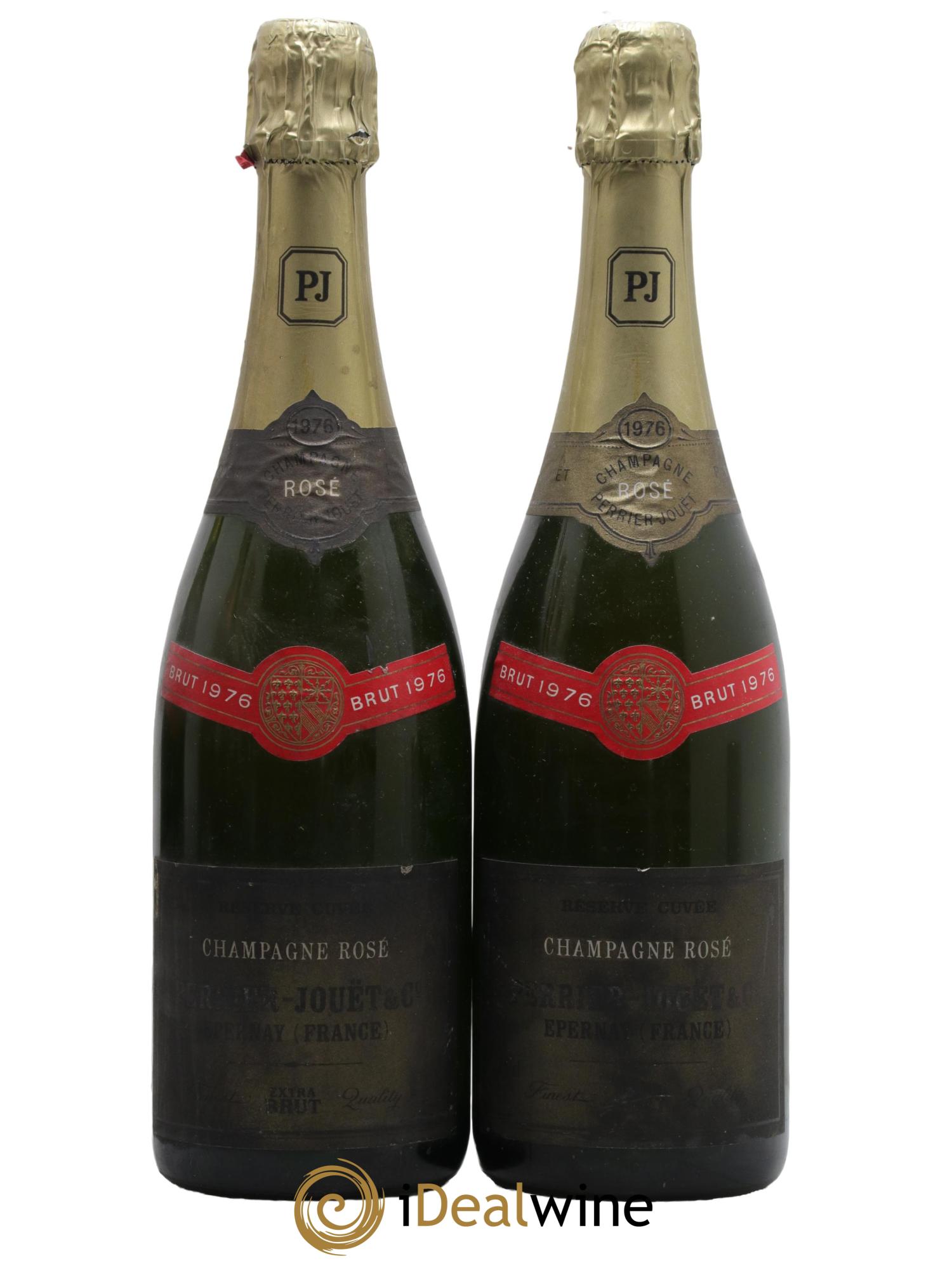 Champagne - Cuvée Extra Brut Perrier-Joüet Réserve 1976 - Lot de 2 bouteilles - 0