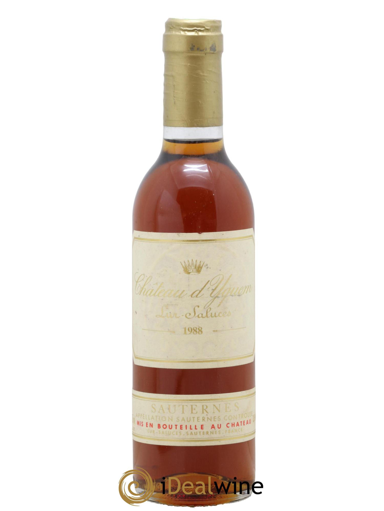 Château d' Yquem 1er Cru Classé Supérieur 1988 - Lotto di 1 mezza bottiglia - 0