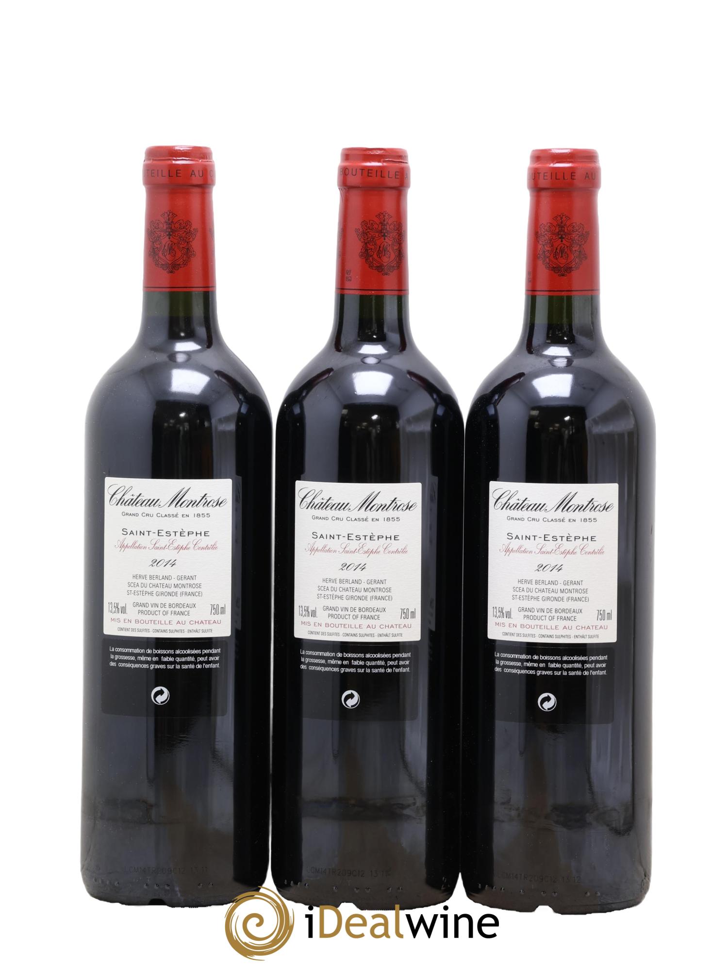 Château Montrose 2ème Grand Cru Classé 2014 - Lot de 6 bouteilles - 4