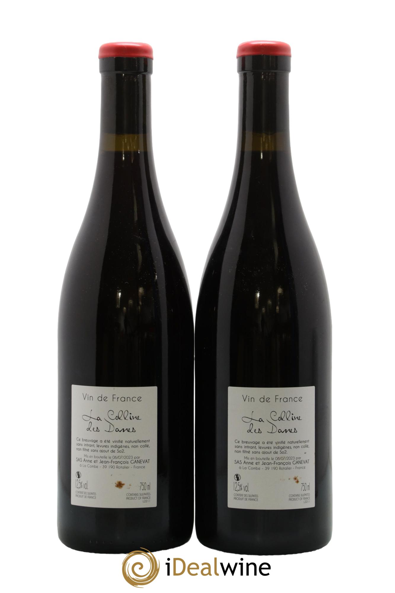 Vin de France La Colline des Dames Anne et Jean François Ganevat 2022 - Lot de 2 bouteilles - 1