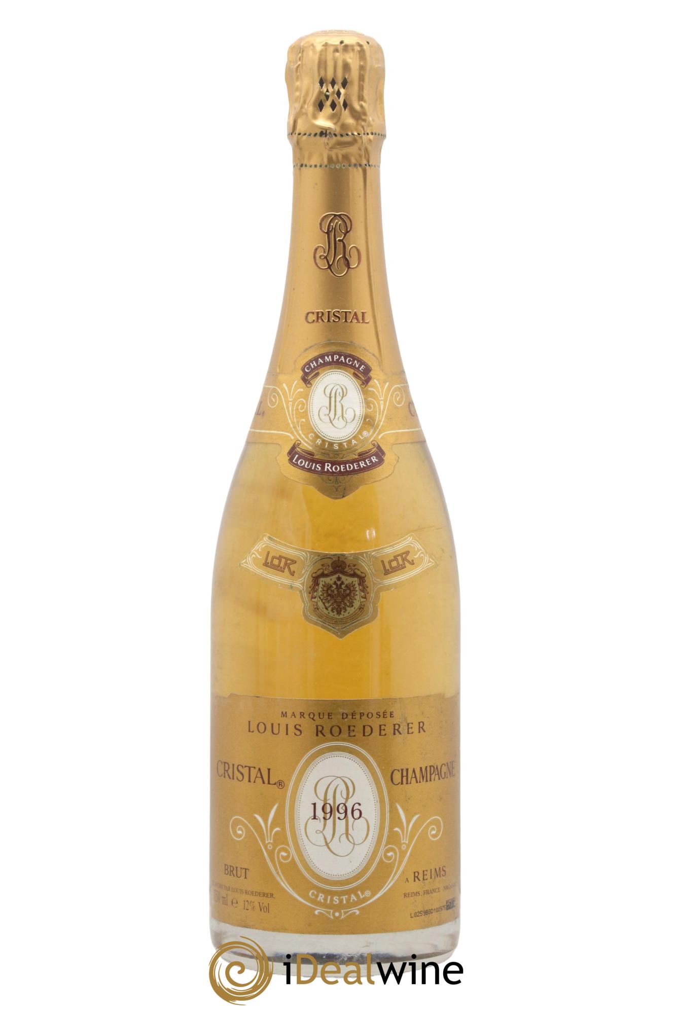 Cristal Louis Roederer 1996 - Lot de 1 bouteille - 0