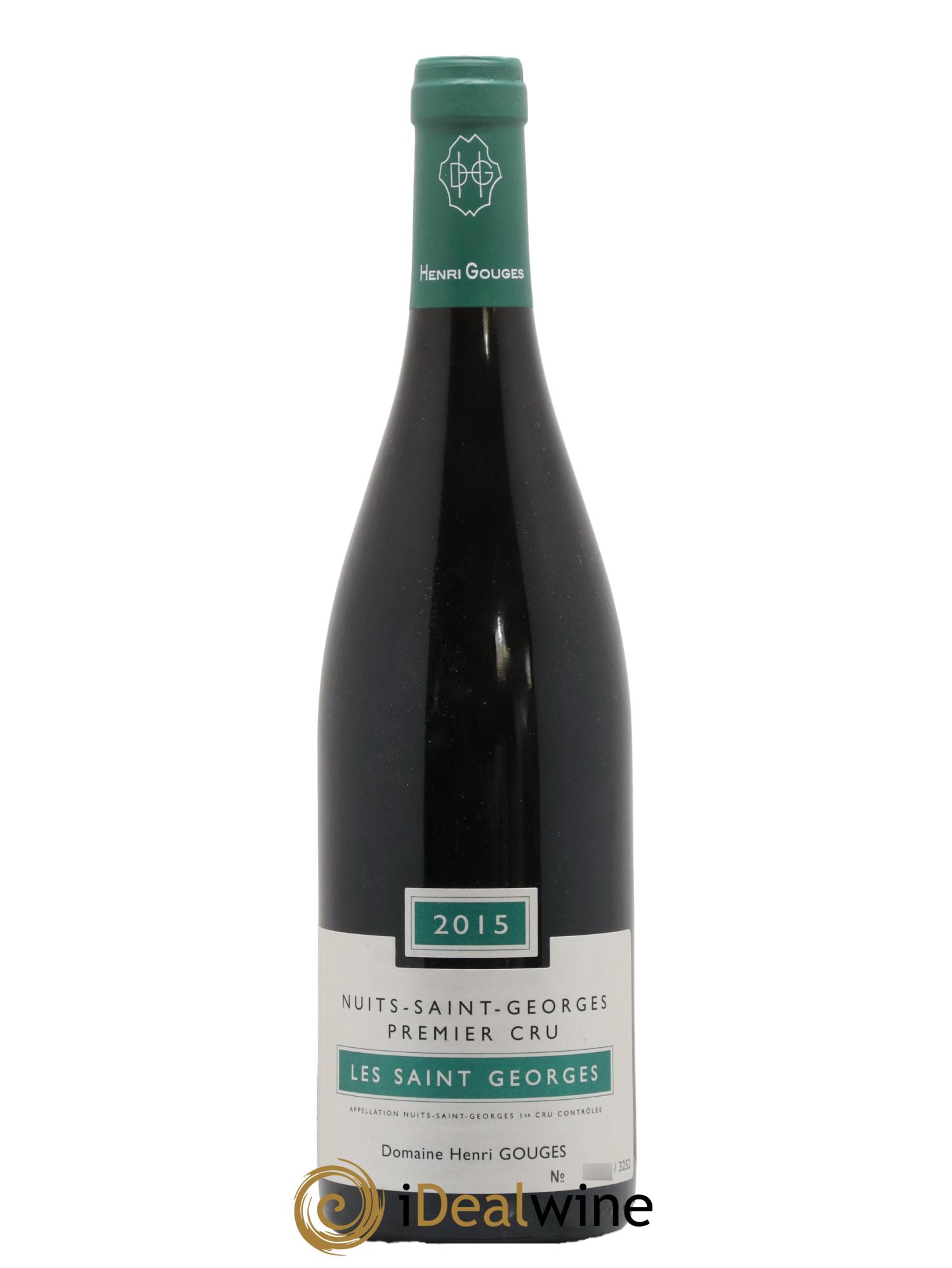 Nuits-Saint-Georges 1er Cru Les Saints Georges Henri Gouges 2015 - Lot de 1 bouteille - 0
