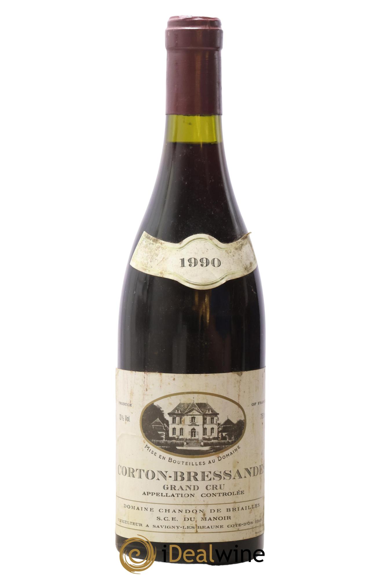 Corton Grand Cru Bressandes Chandon de Briailles 1990 - Posten von 1 Flasche - 0
