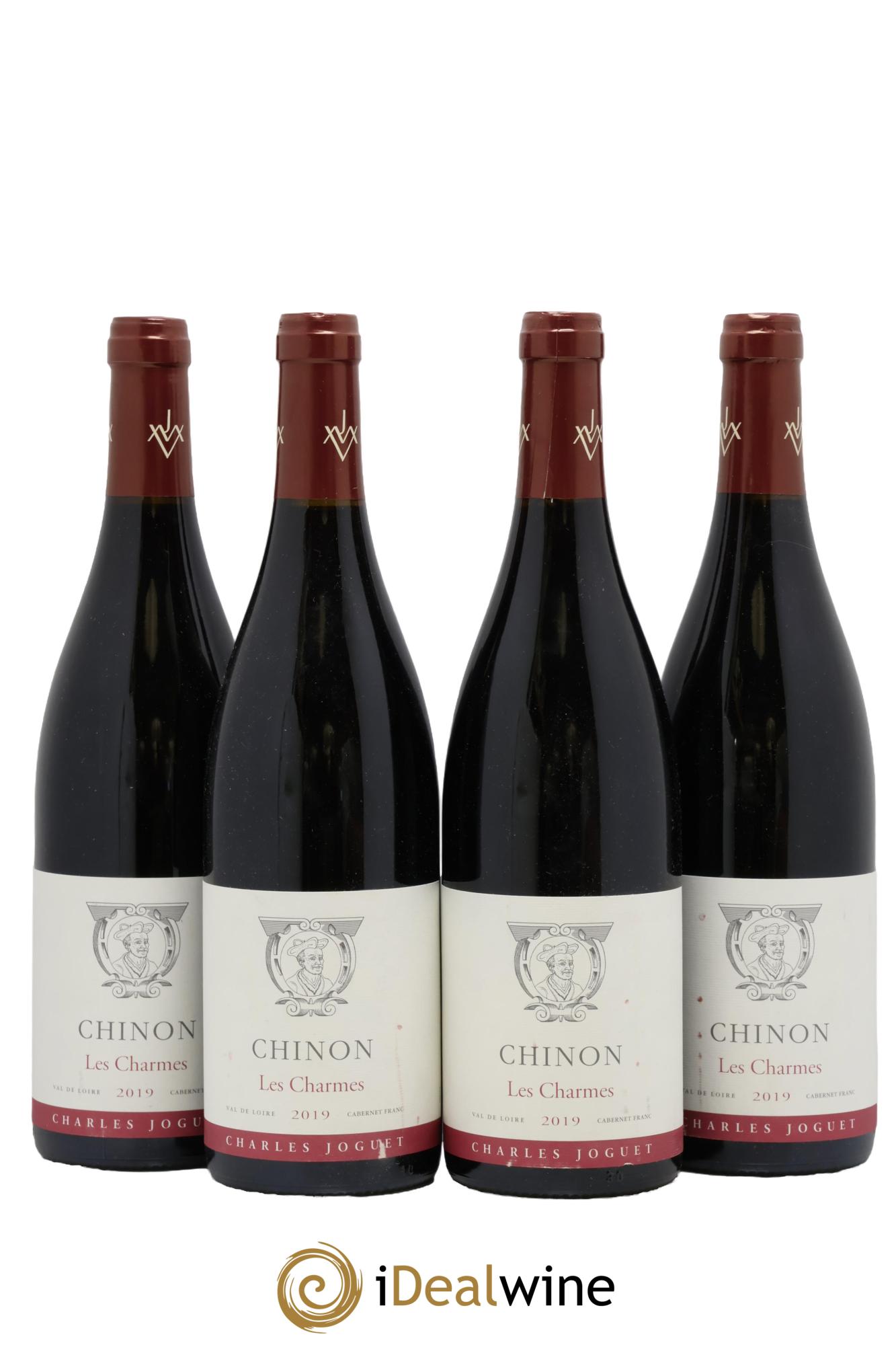 Chinon Les Charmes Charles Joguet 2019 - Lot of 4 bottles - 0