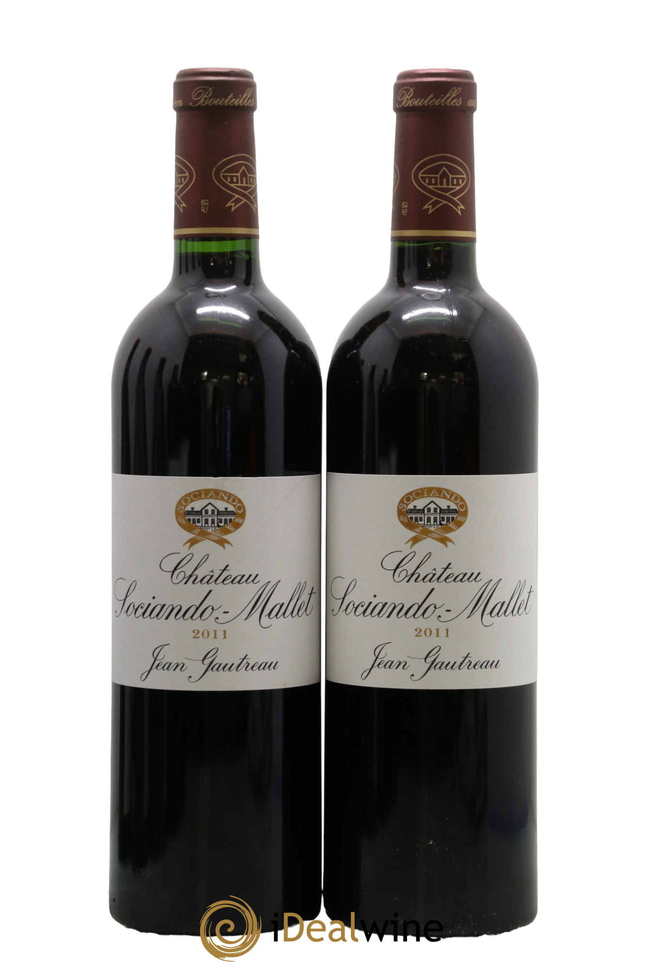 Château Sociando Mallet 2011 - Posten von 2 Flaschen - 0