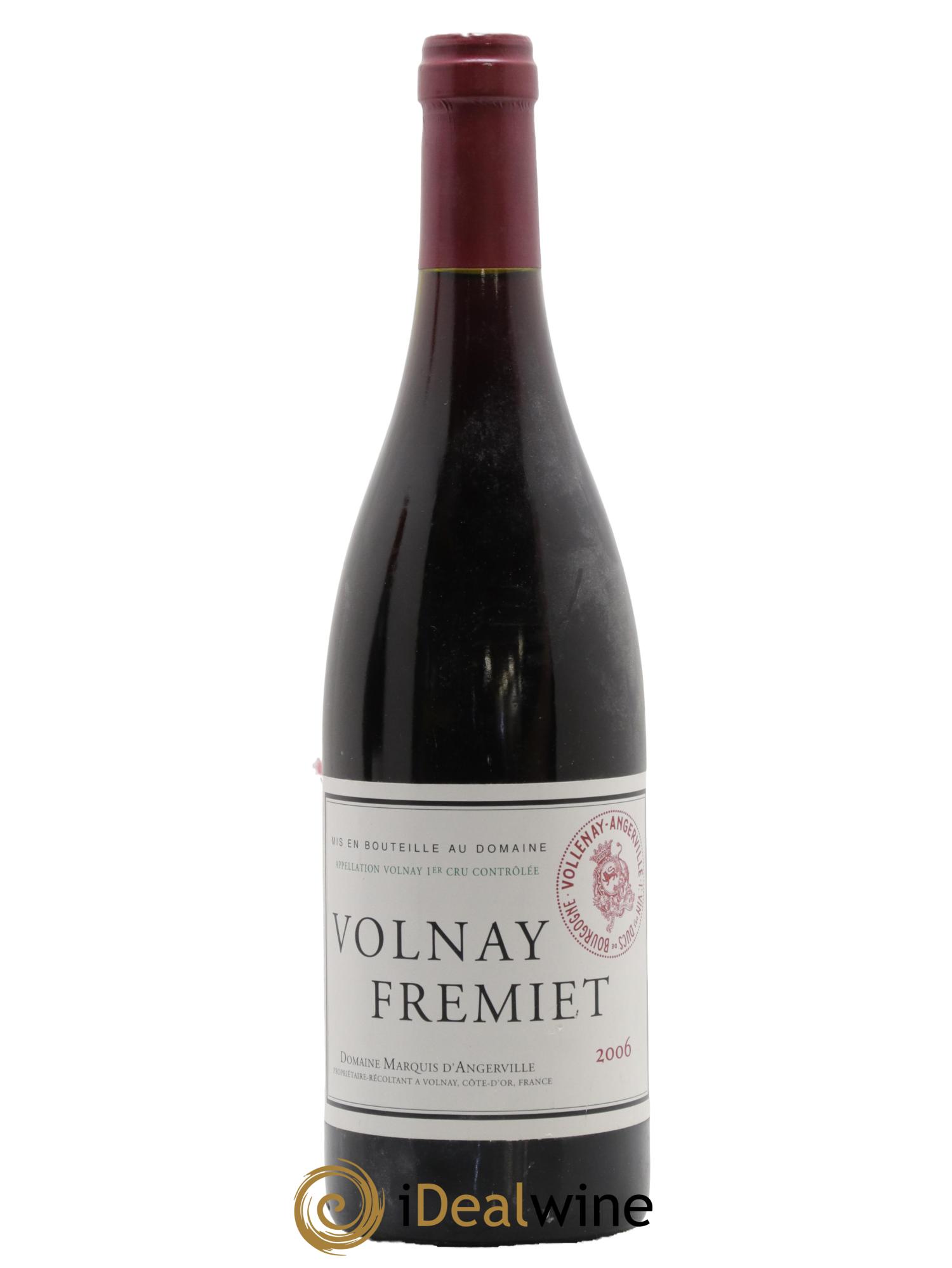 Volnay 1er Cru Frémiet Marquis d'Angerville (Domaine) 2006 - Lot de 1 bouteille - 0