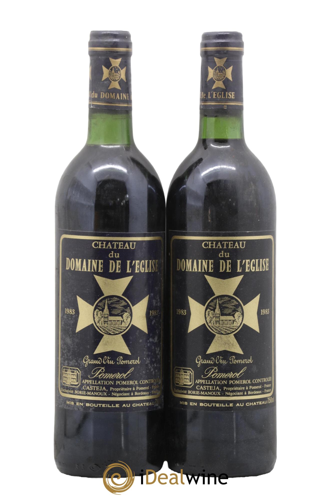 Château du Domaine de l'Église 1983 - Lot de 2 bouteilles - 0