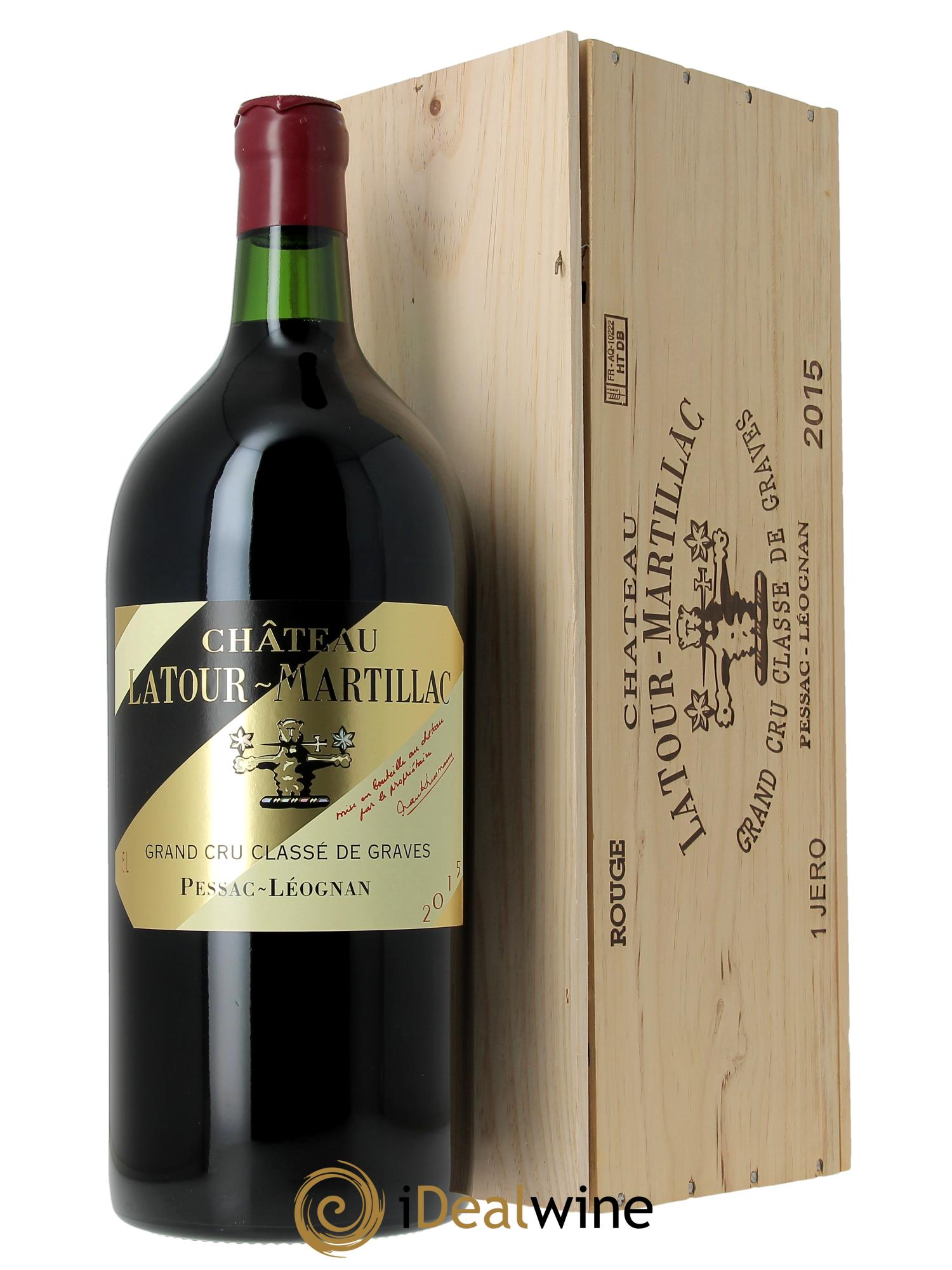 Château Latour-Martillac Cru Classé de Graves  2015 - Posten von 1 Jeroboam - 0