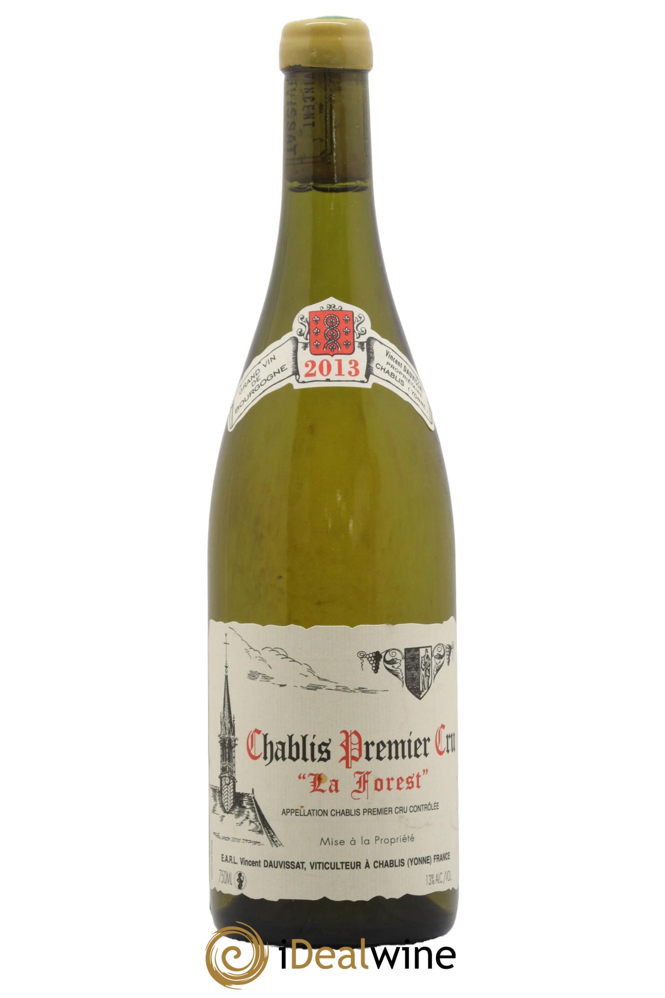Chablis 1er Cru La Forest Vincent Dauvissat (Domaine) 2013 - Lot de 1 bouteille - 0