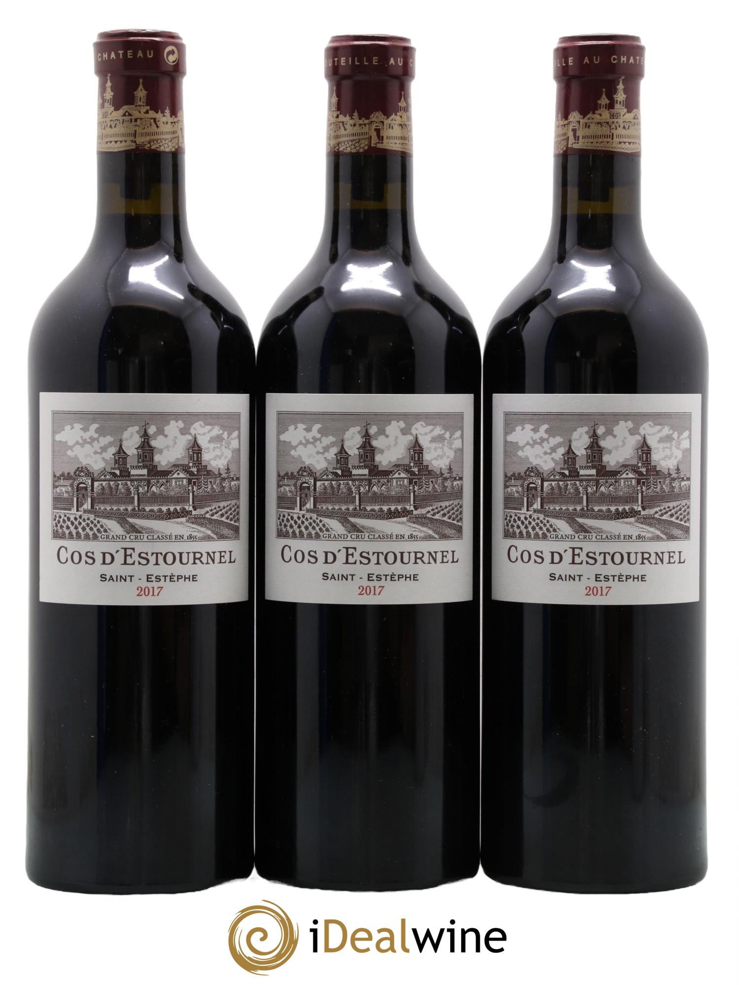 Cos d'Estournel 2ème Grand Cru Classé 2017 - Lot de 3 bouteilles - 0