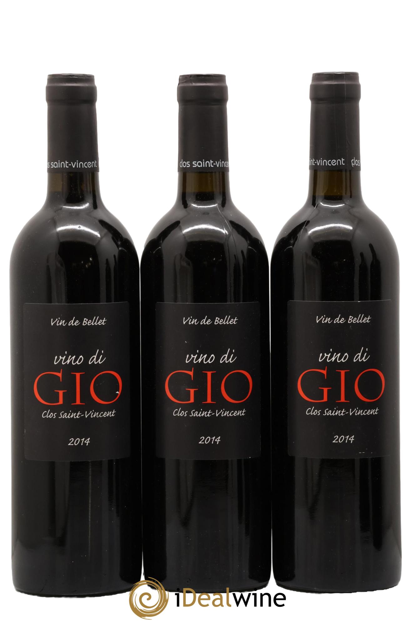 Bellet Clos Saint-Vincent Vino di Gio Famille Sicardi-Sergi 2014 - Posten von 3 Flaschen - 0