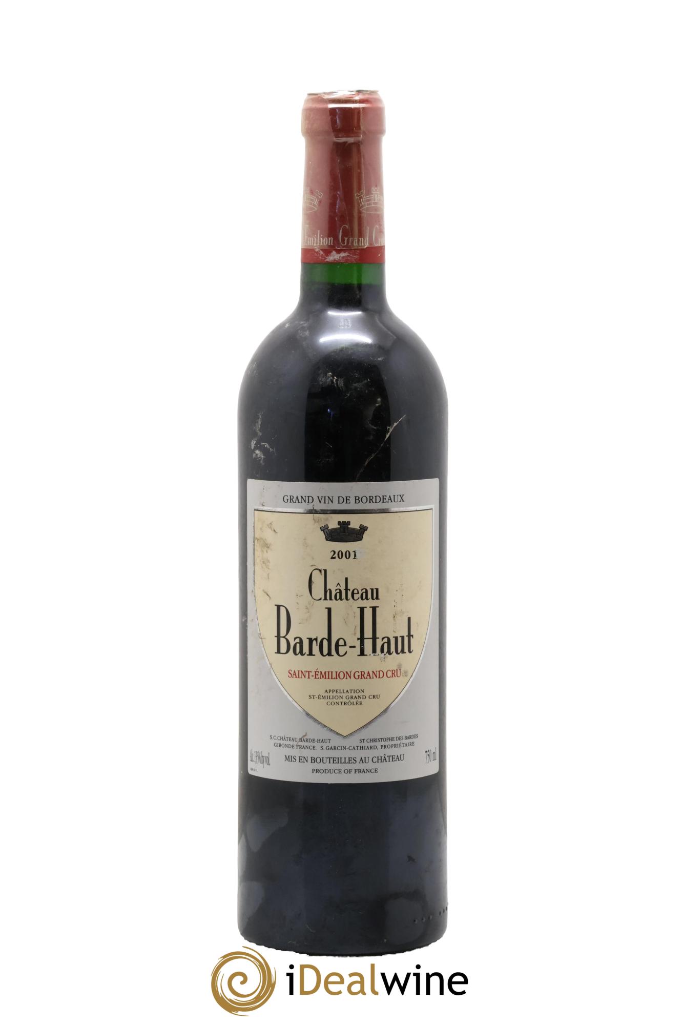 Château Barde Haut Grand Cru Classé 2001 - Posten von 1 Flasche - 0