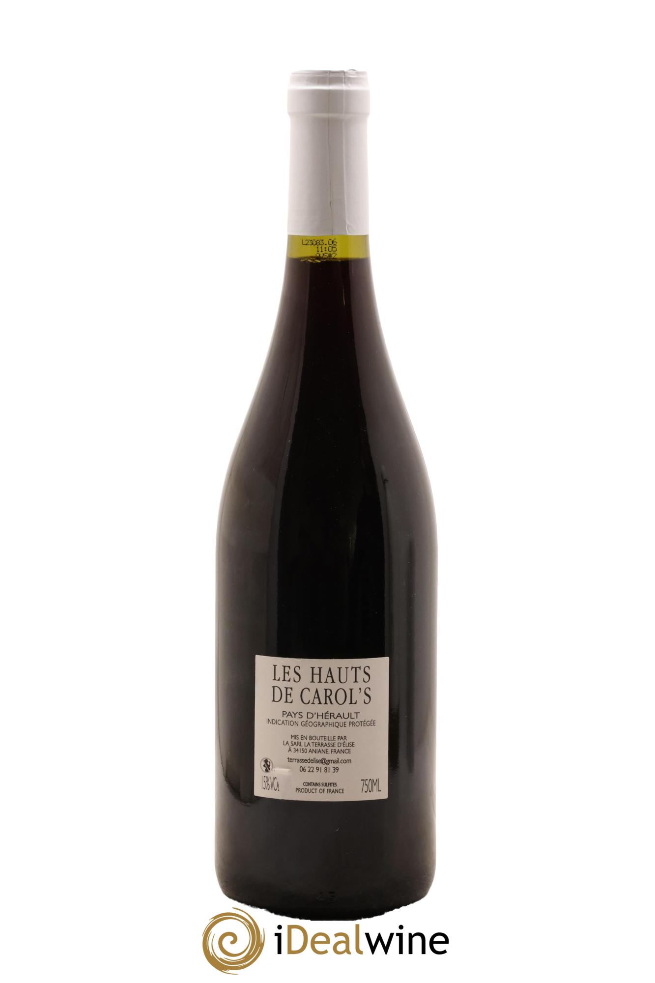 Pays d'Hérault Les Hauts de Carol's Terrasse d'Elise (Domaine de la) 2020 - Lotto di 1 bottiglia - 1