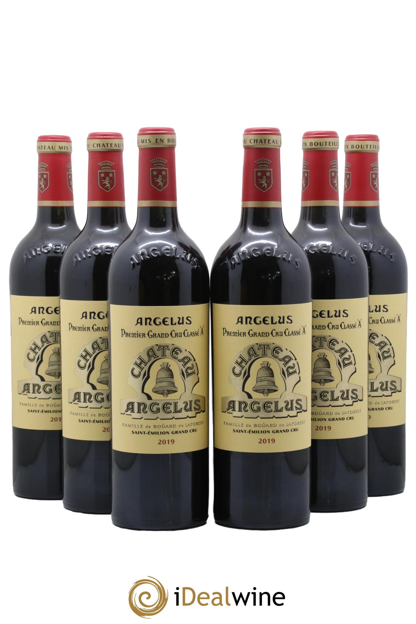 Château Angélus 1er Grand Cru Classé A 2019 - Lot of 6 bottles - 0