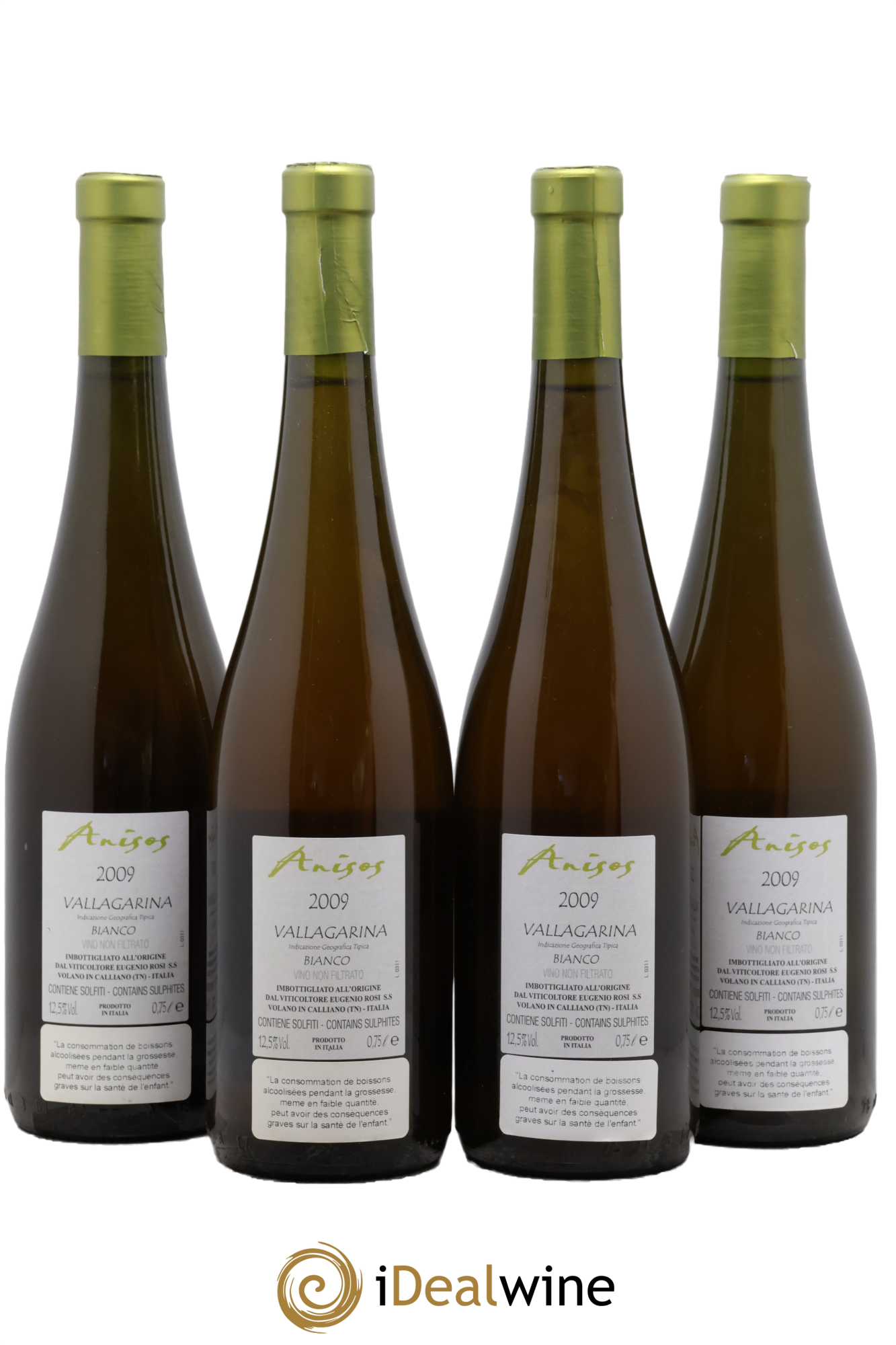 Italie IGT Vallagarina Anisos Eugenio Rosi 2009 - Lot of 4 bottles - 1