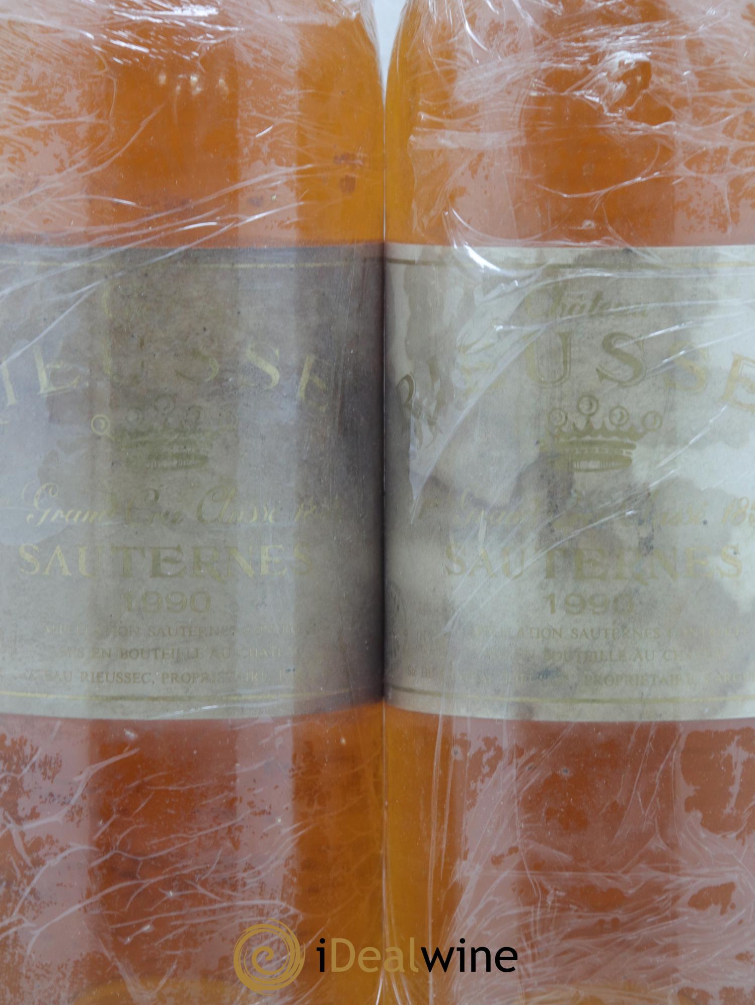 Château Rieussec 1er Grand Cru Classé 1990 - Lot de 2 bouteilles - 1