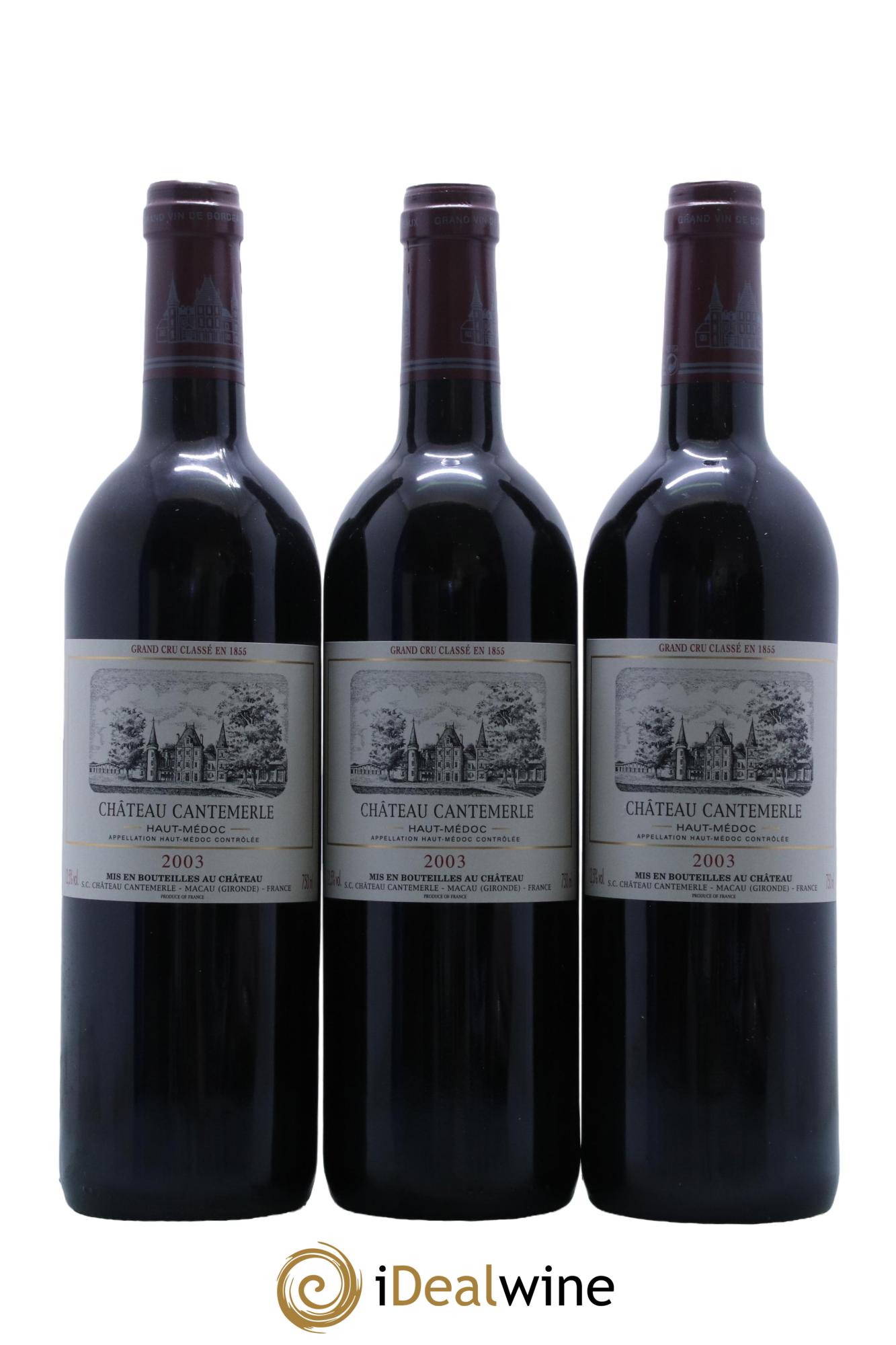Château Cantemerle 5ème Grand Cru Classé 2003 - Lot de 12 bouteilles - 4
