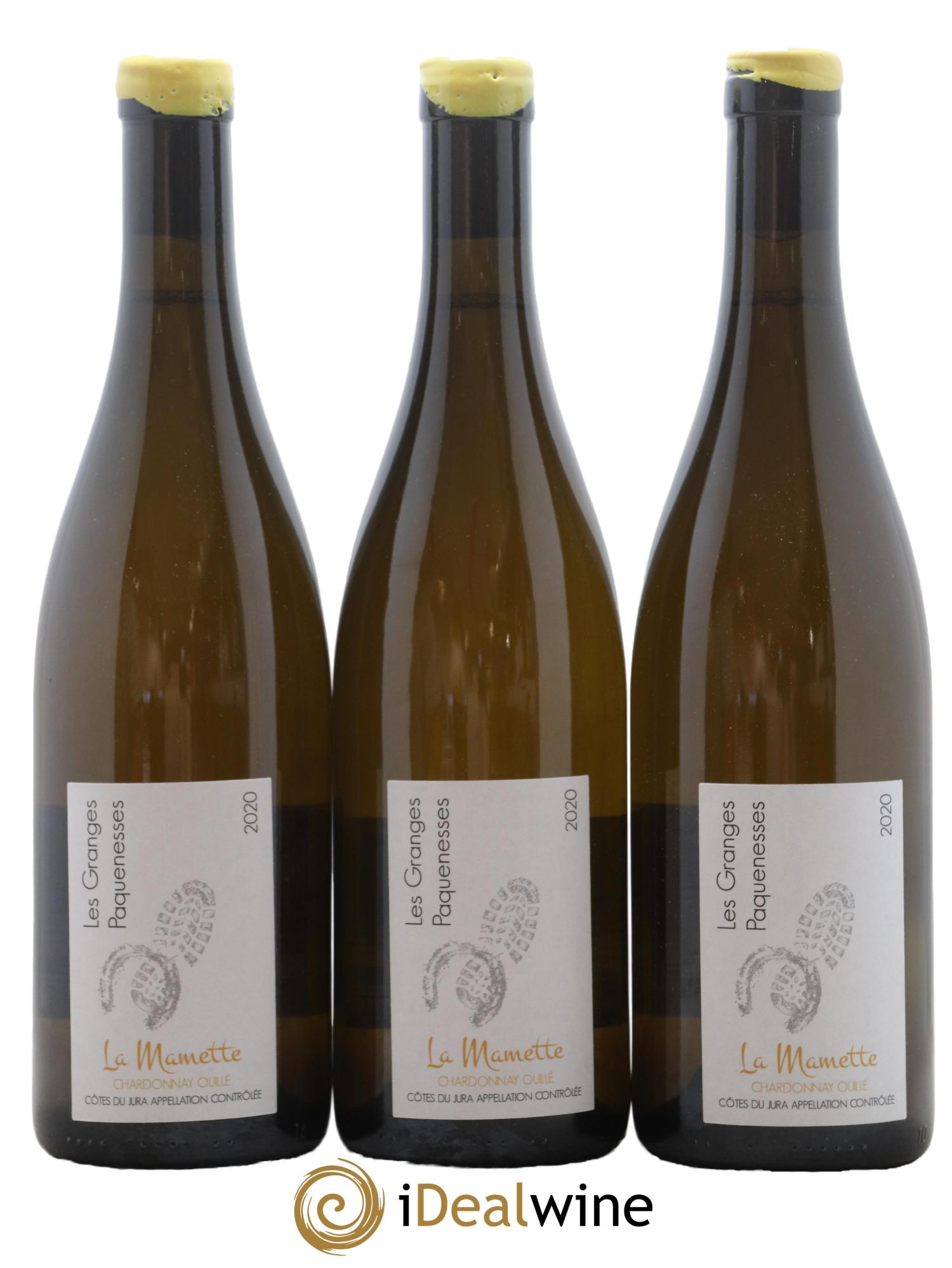 Côtes du Jura Chardonnay La Mamette Les Granges Paquenesses 2020 - Lotto di 3 bottiglie - 0