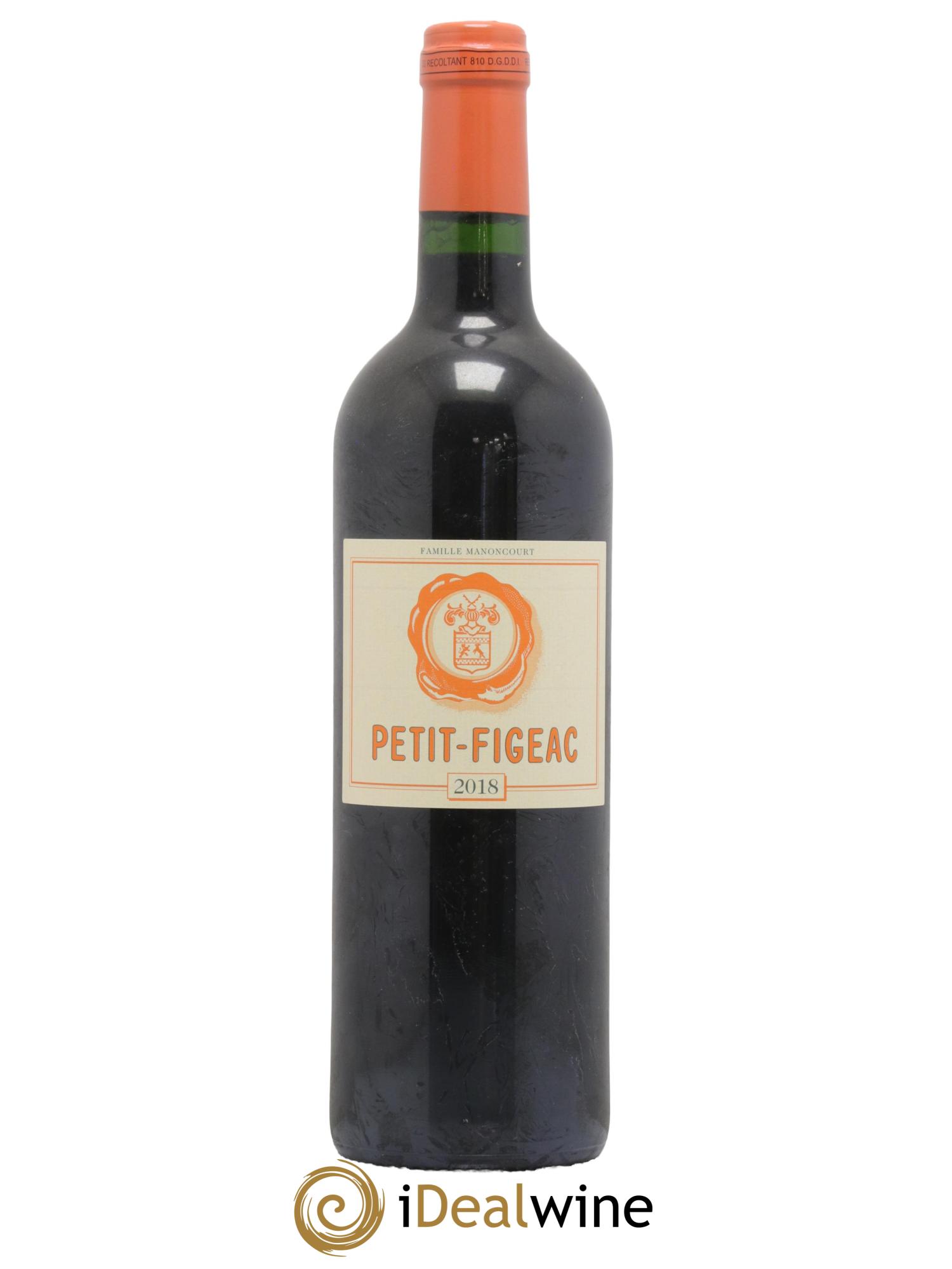Petit Figeac  2018 - Lot of 1 bottle - 0