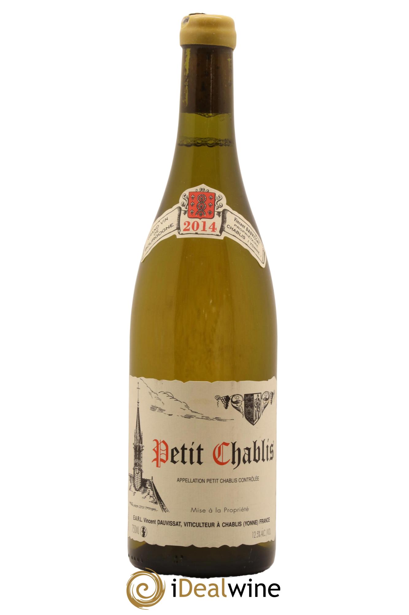 Petit Chablis Vincent Dauvissat (Domaine) 2014 - Lot de 1 bouteille - 0