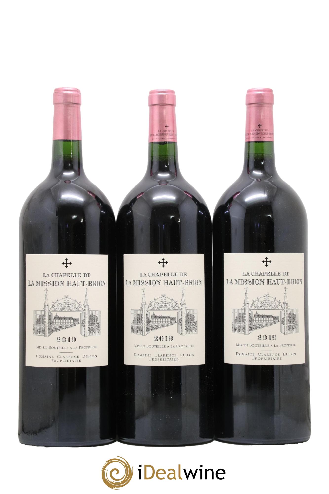 La Chapelle de La Mission Haut-Brion Second Vin  2019 - Lot de 3 magnums - 0