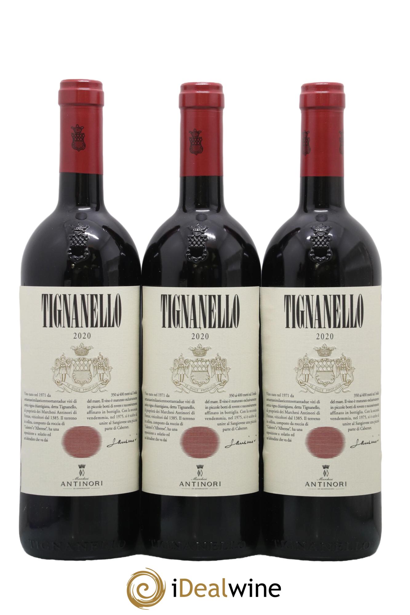 Toscana IGT Tignanello Tenuta Tignanello - Marchesi Antinori 2020 - Lot de 6 bouteilles - 2