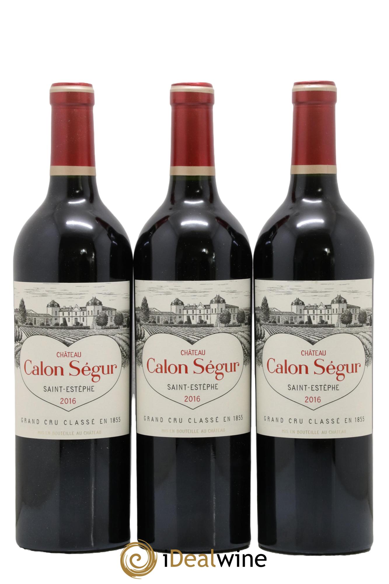 Château Calon Ségur 3ème Grand Cru Classé 2016 - Posten von 3 Flaschen - 0