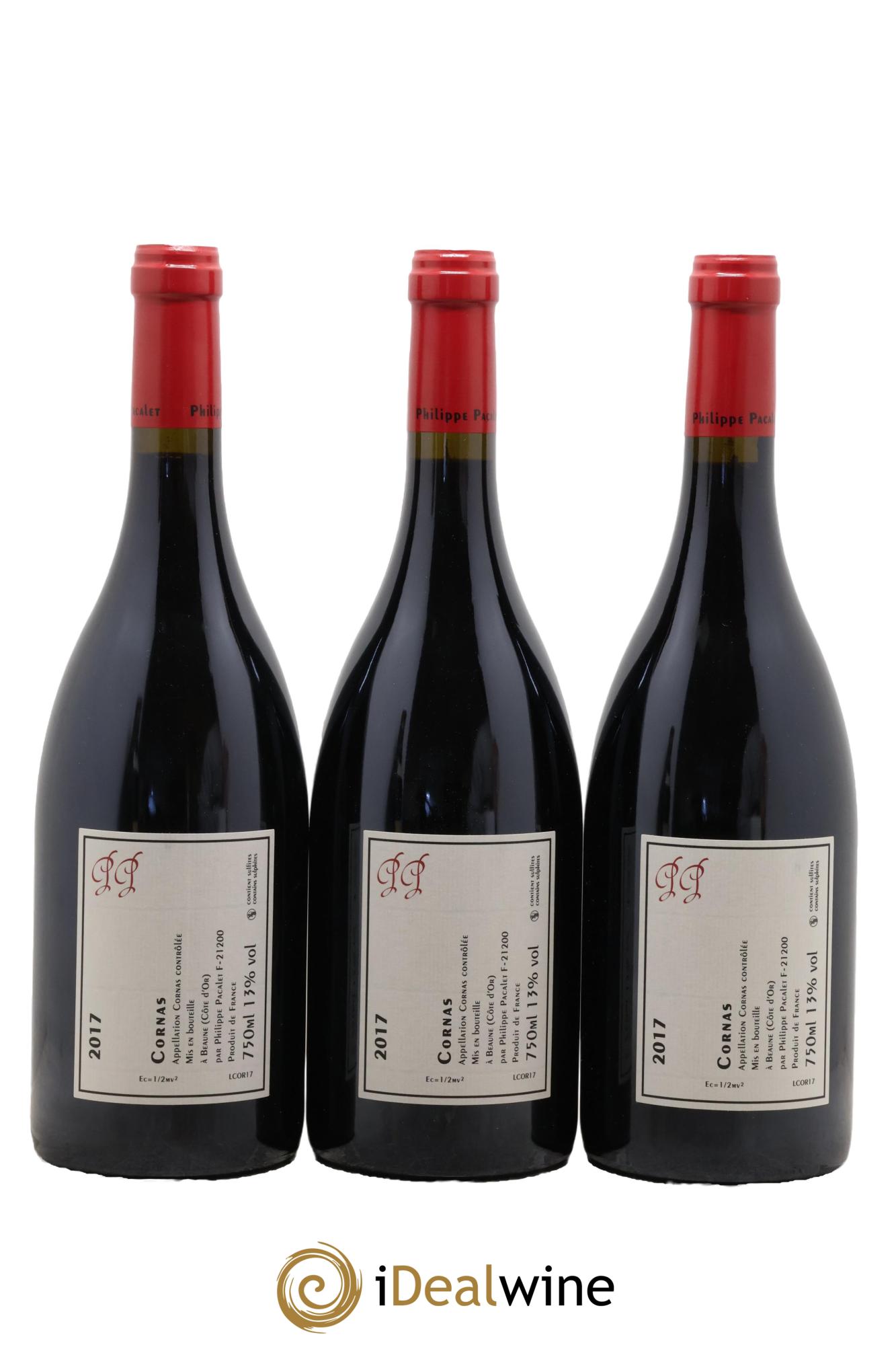 Cornas Philippe Pacalet 2017 - Posten von 3 Flaschen - 1