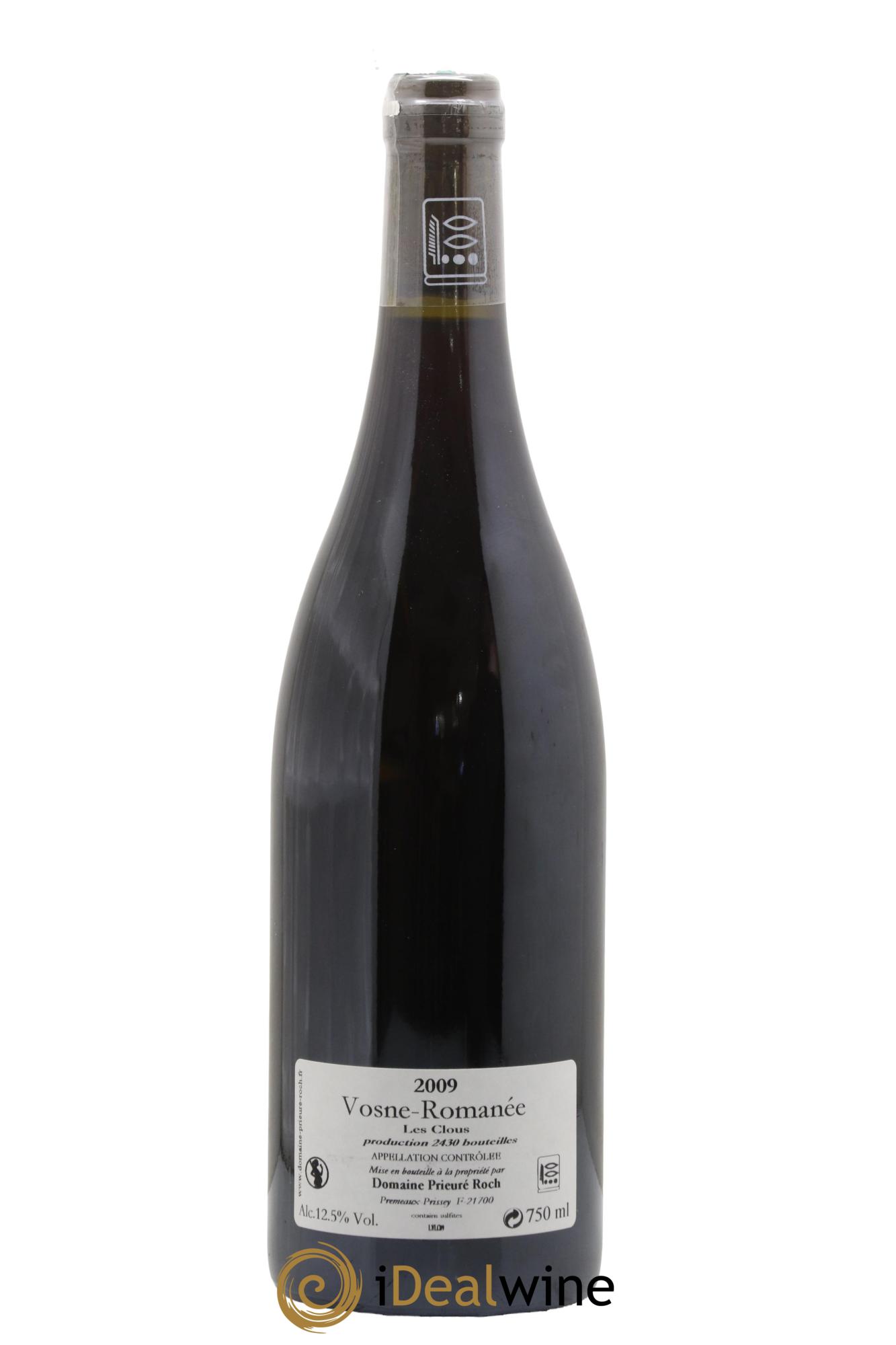 Vosne-Romanée Les Clous Prieuré Roch 2009 - Lot de 1 bouteille - 1