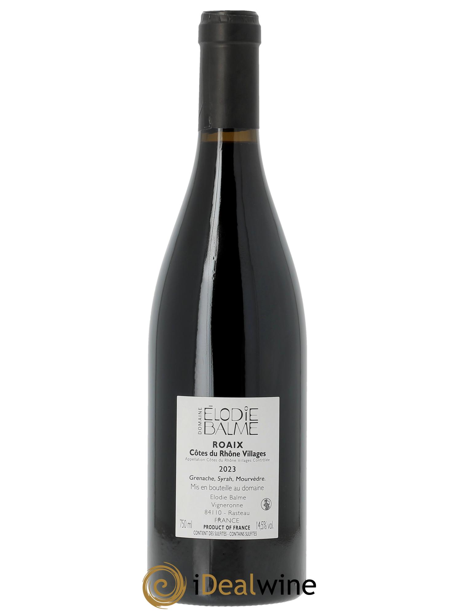 Côtes-du-Rhône-Villages Roaix Champs Libres Elodie Balme (Domaine) 2023 - Posten von 1 Flasche - 1