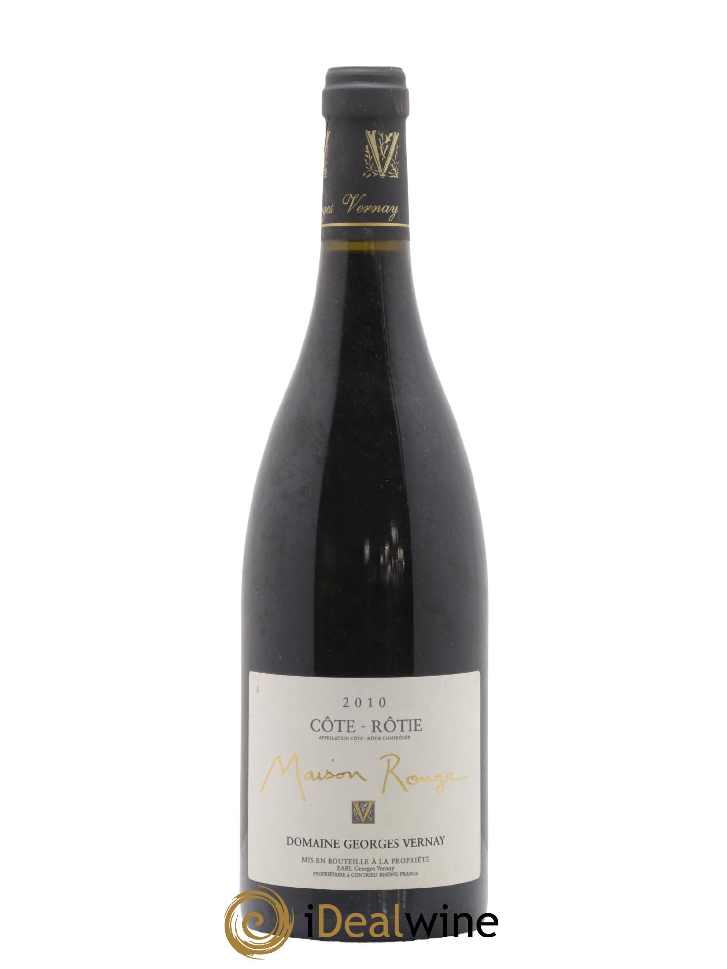 Côte-Rôtie Maison Rouge Georges Vernay 2010 - Lot de 1 bouteille - 0