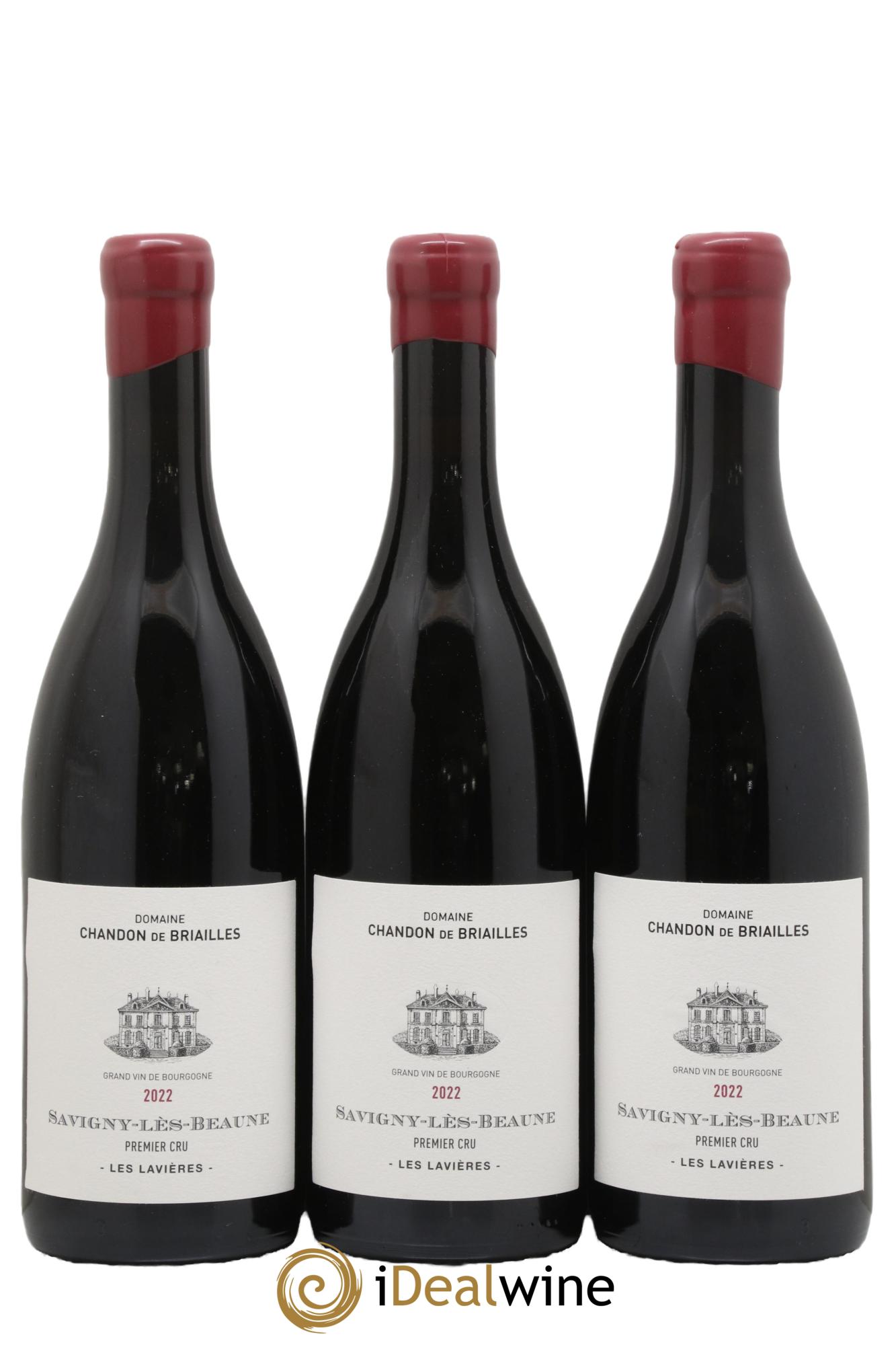 Savigny-lès-Beaune 1er Cru Les Lavières Chandon de Briailles  2022 - Lot de 3 bouteilles - 0