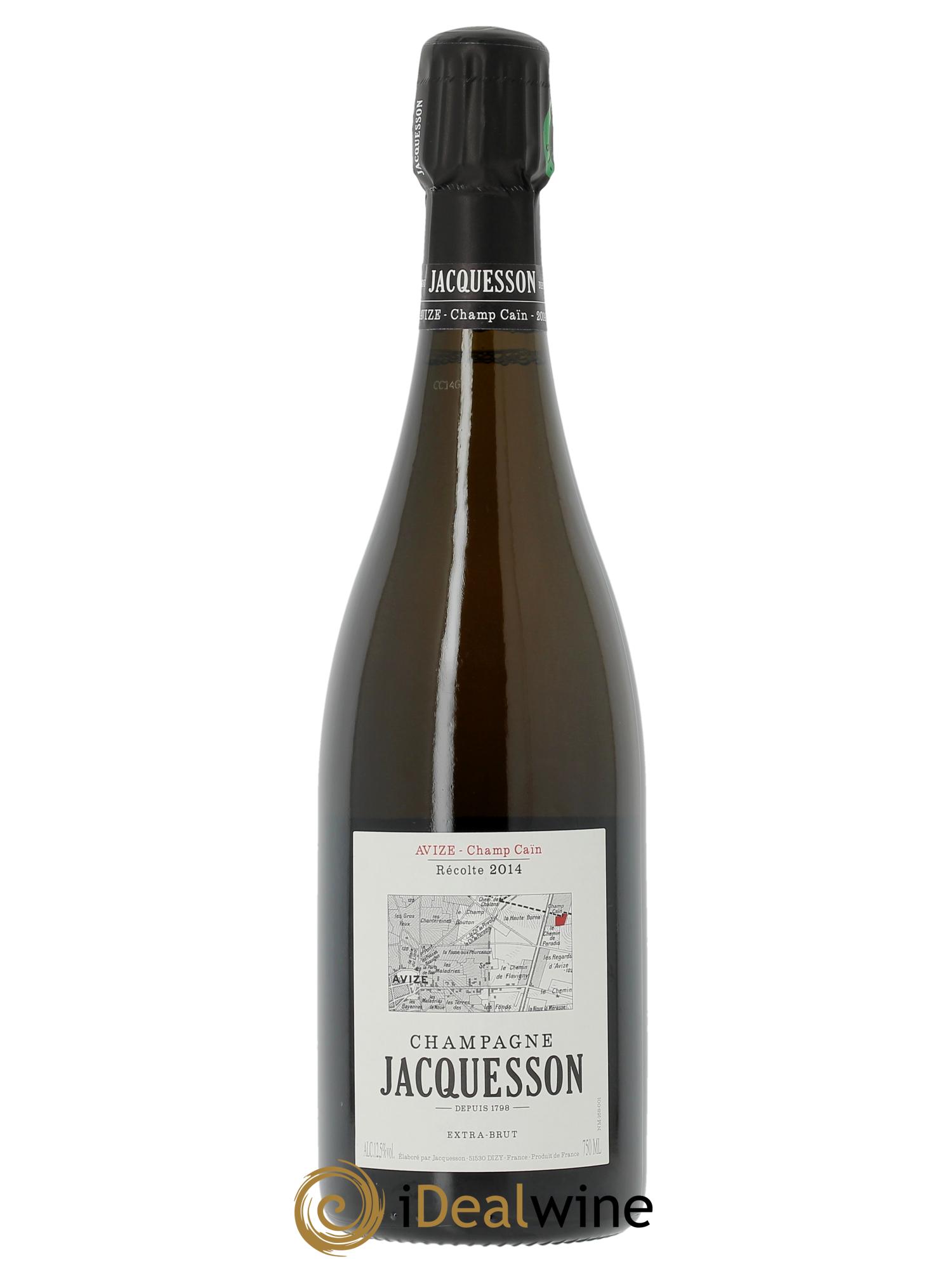 Avize Champ Caïn Extra-Brut Jacquesson 2014 - Lot de 1 bouteille - 0