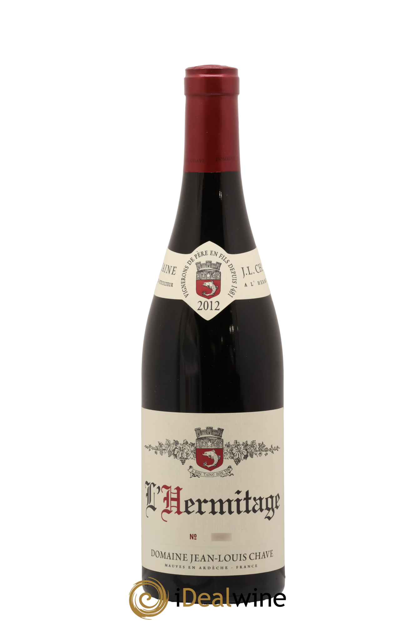 Hermitage Jean-Louis Chave 2012 - Lot of 1 bottle - 0